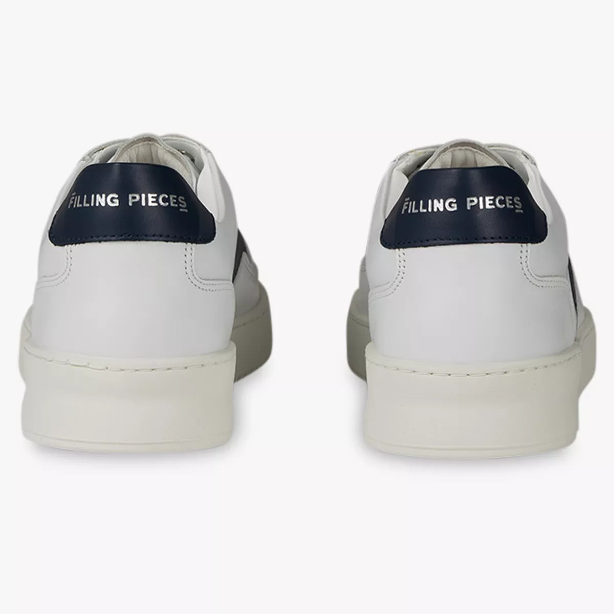 Filling Pieces Sneaker wit met blauw | Mondo Game