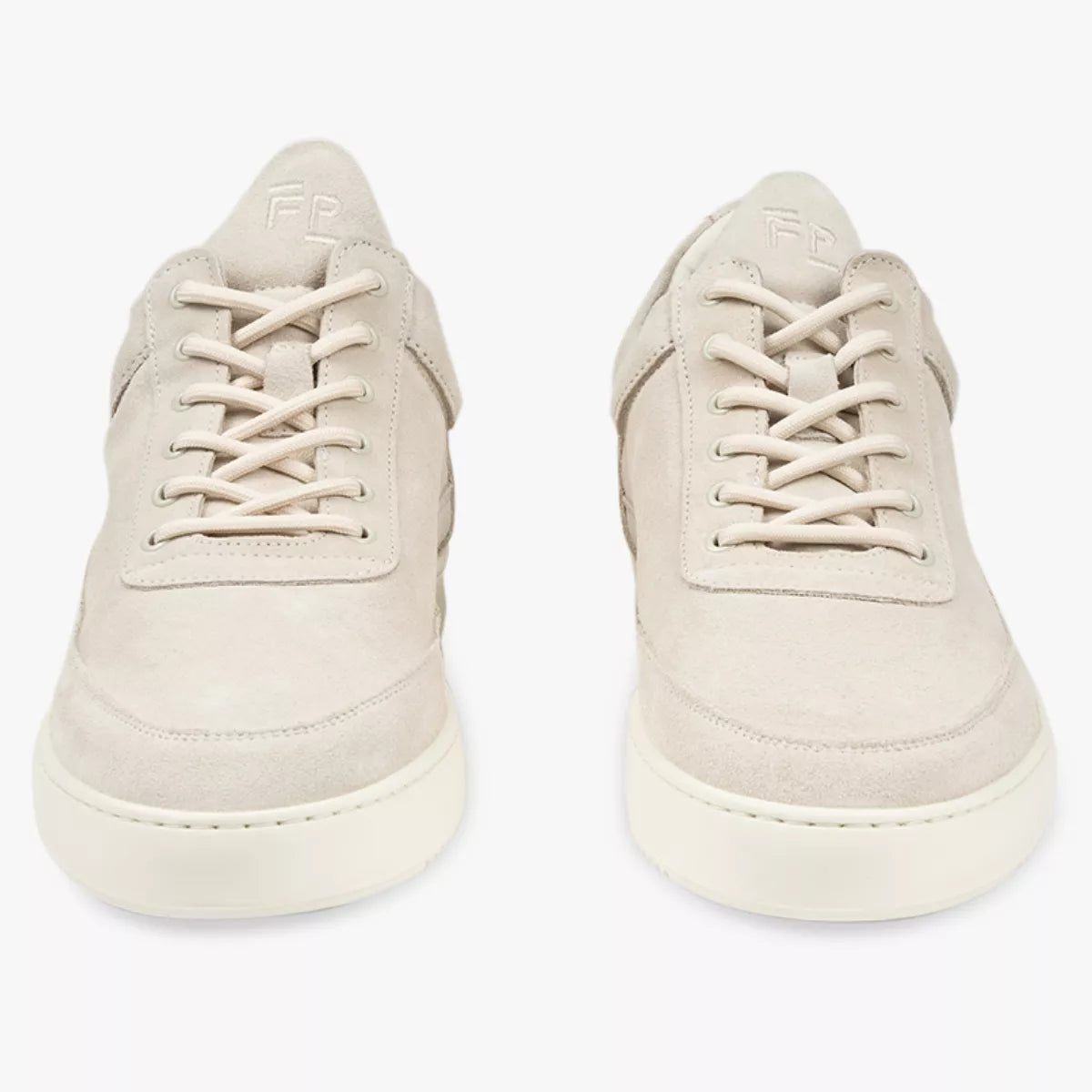 Filling Pieces Sneaker Beige | Low Top Organic Suede