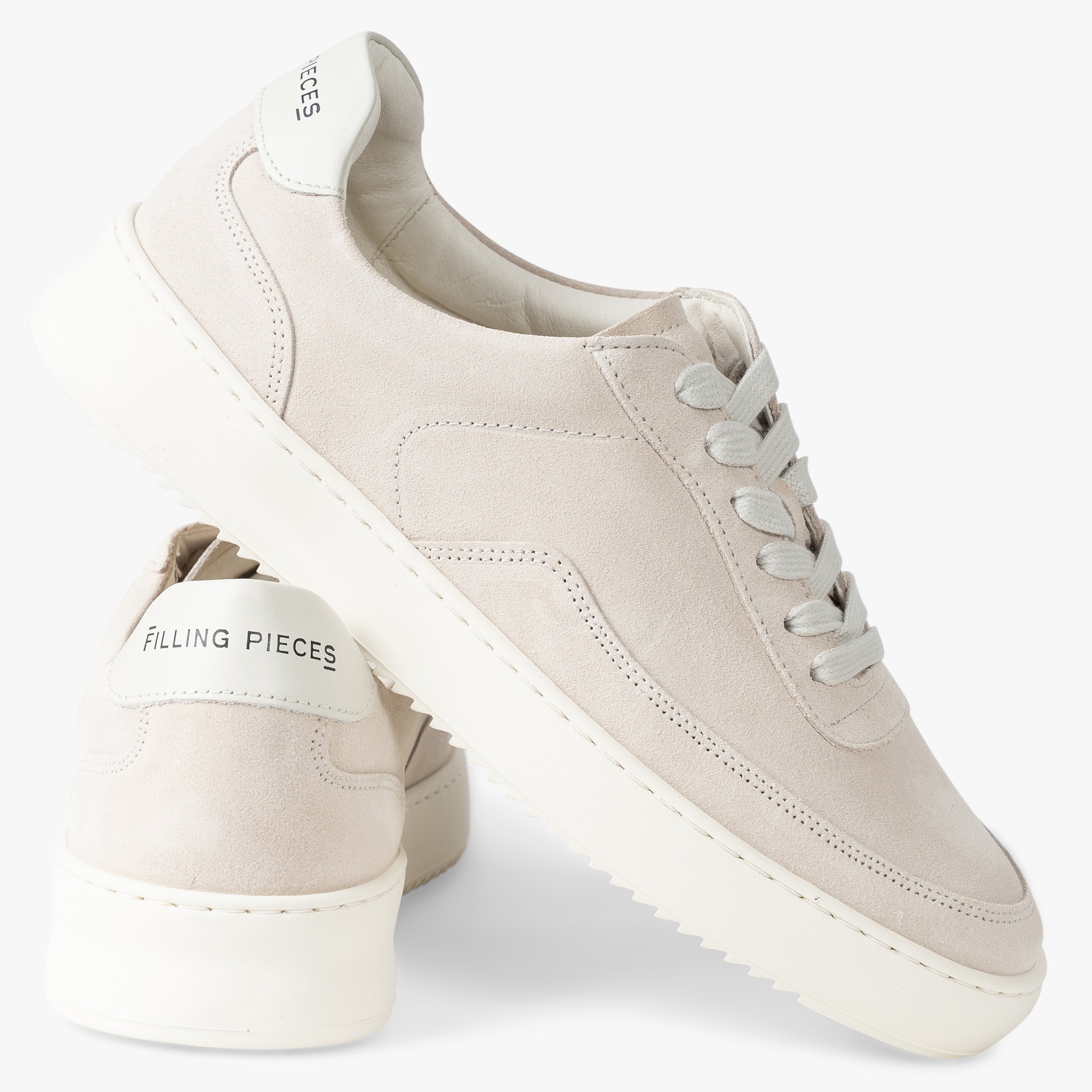 Filling Pieces Sneaker Off-White | Mondo Suede Organic