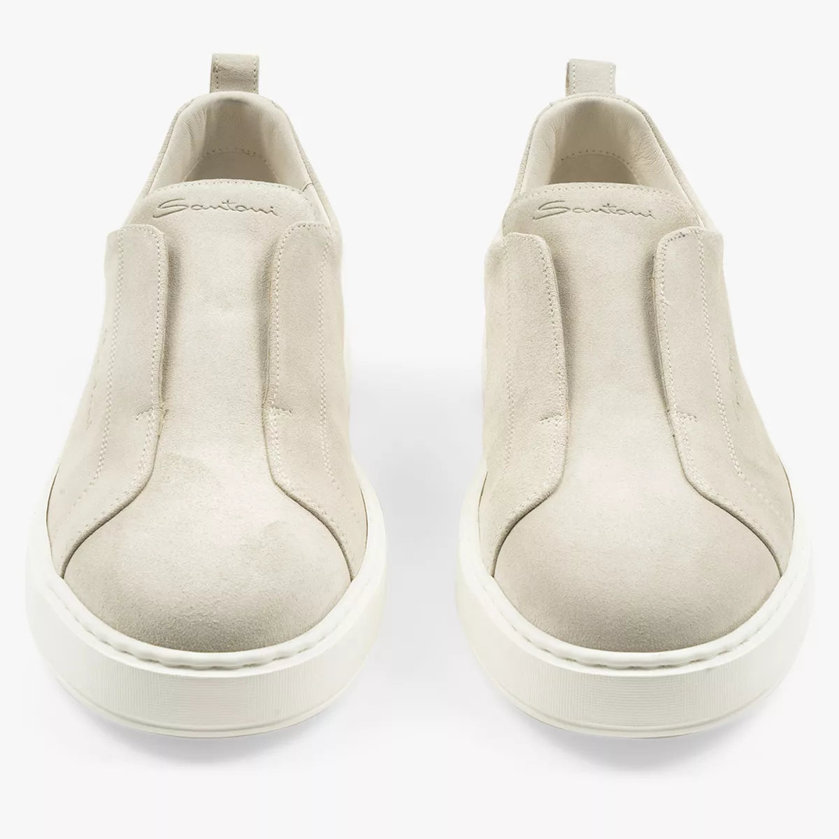 Santoni Sneaker Suède Beige | Slip-On