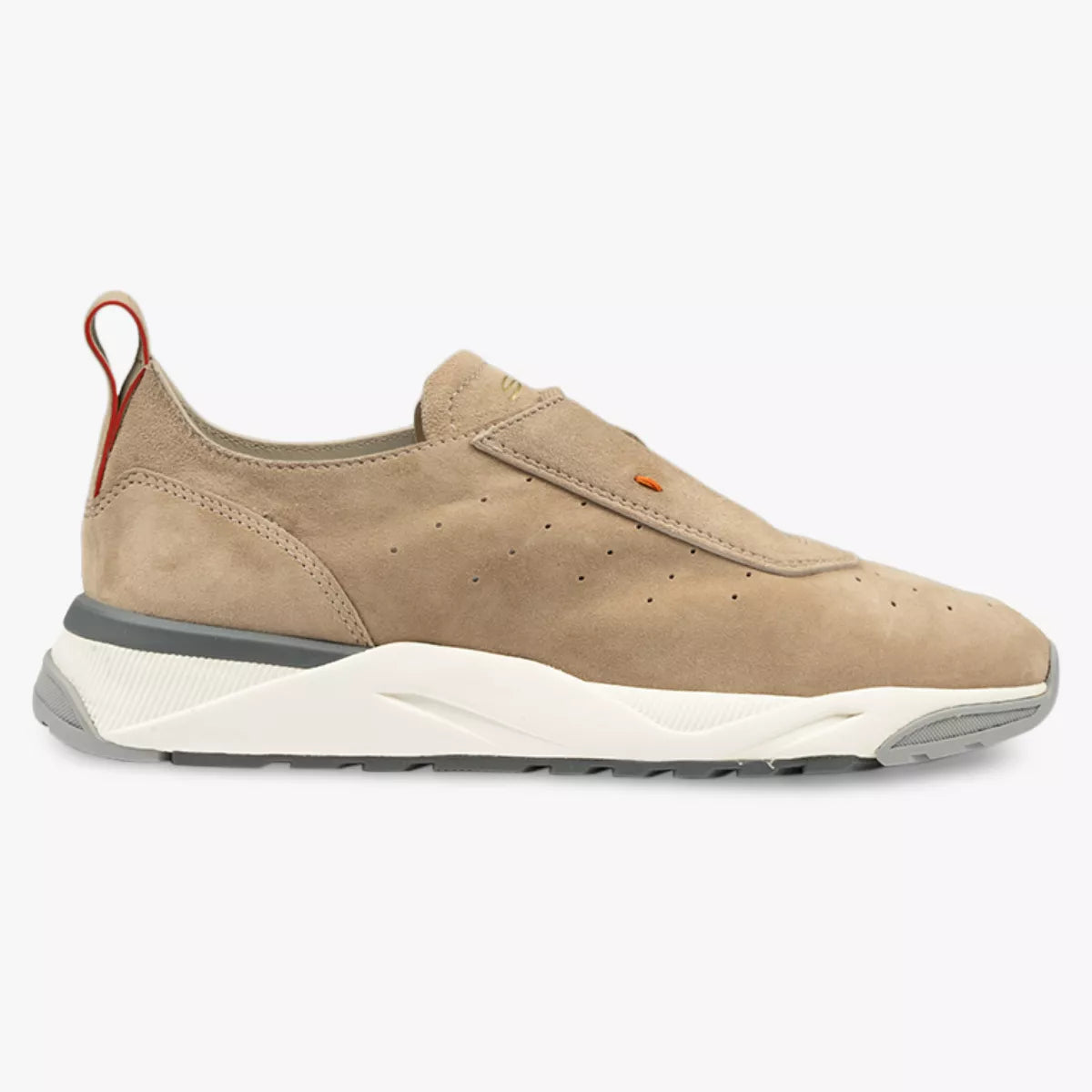 Santoni Sneaker Beige Suede