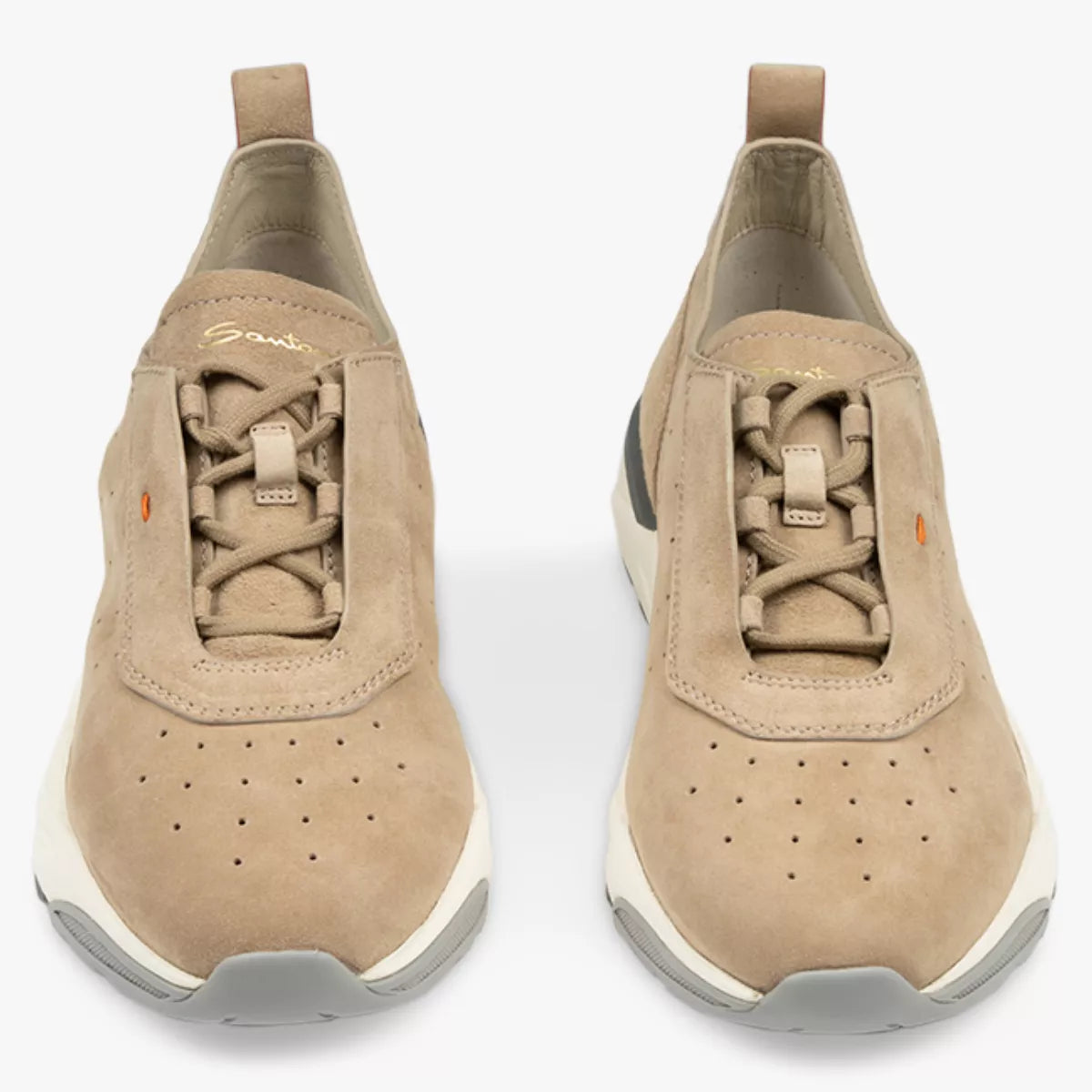 Santoni Sneaker Beige Suede