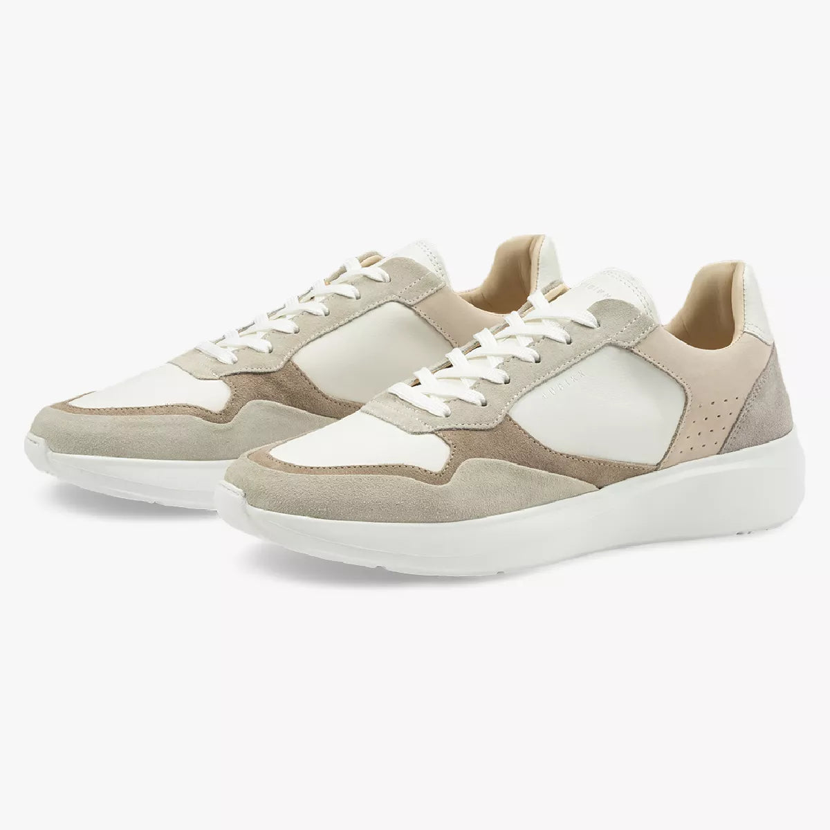 Nubikk Sneakers Wit met Beige | Rocky Road Wave