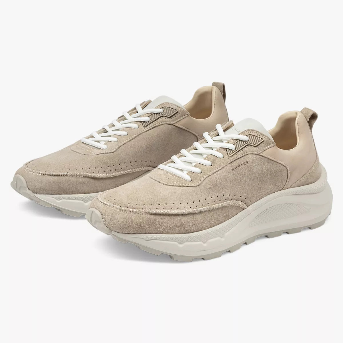 Nubikk Sneaker Beige Suède | Oberon Reese