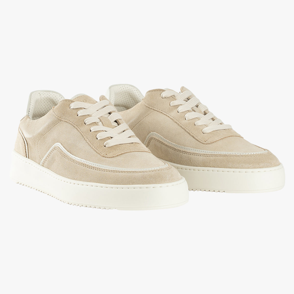 Filling Pieces Sneakers Beige | Mondo Stack Suede