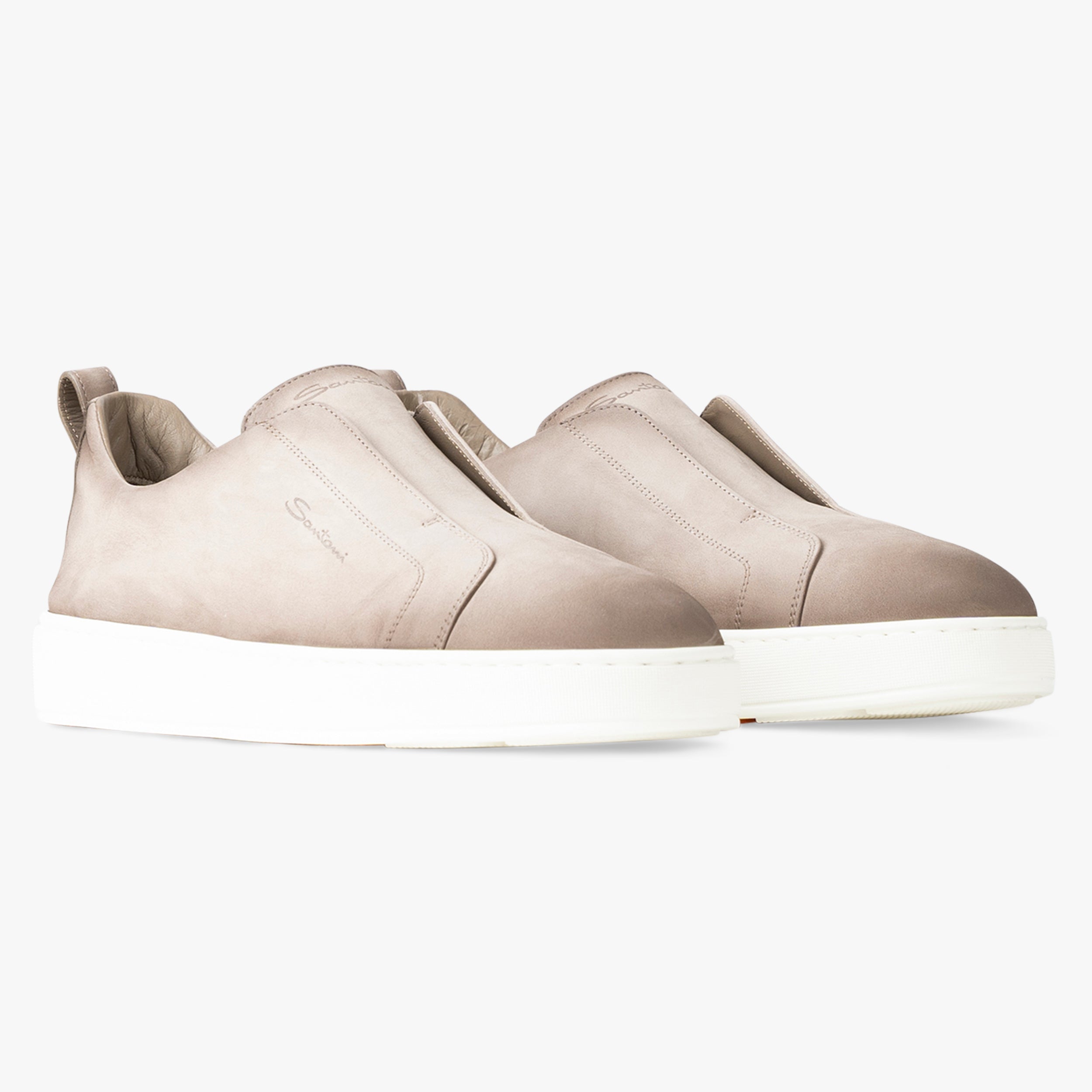 Santoni Sneaker Beige | Slip-On
