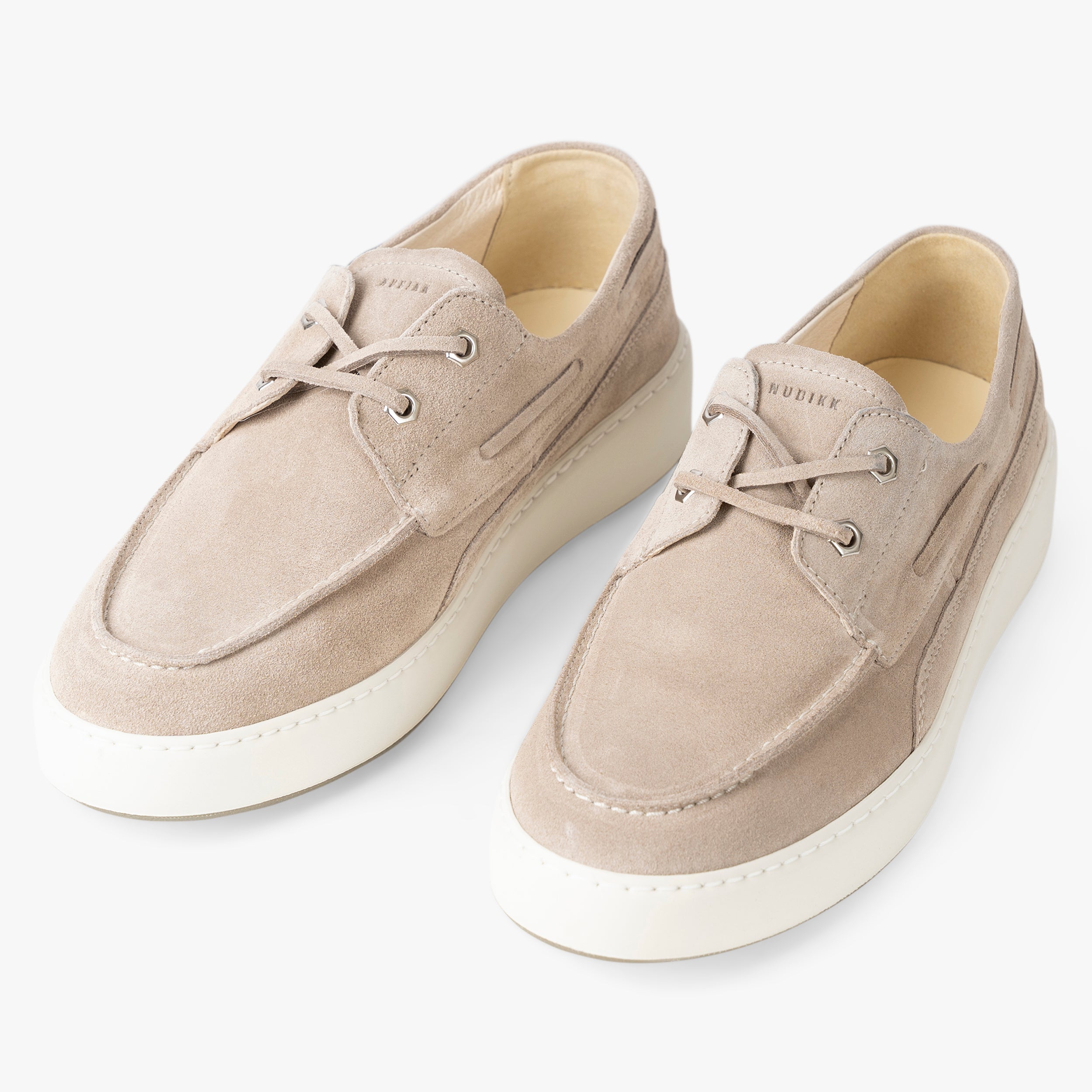 Nubikk Bootschoen Beige | Jiro Yacht