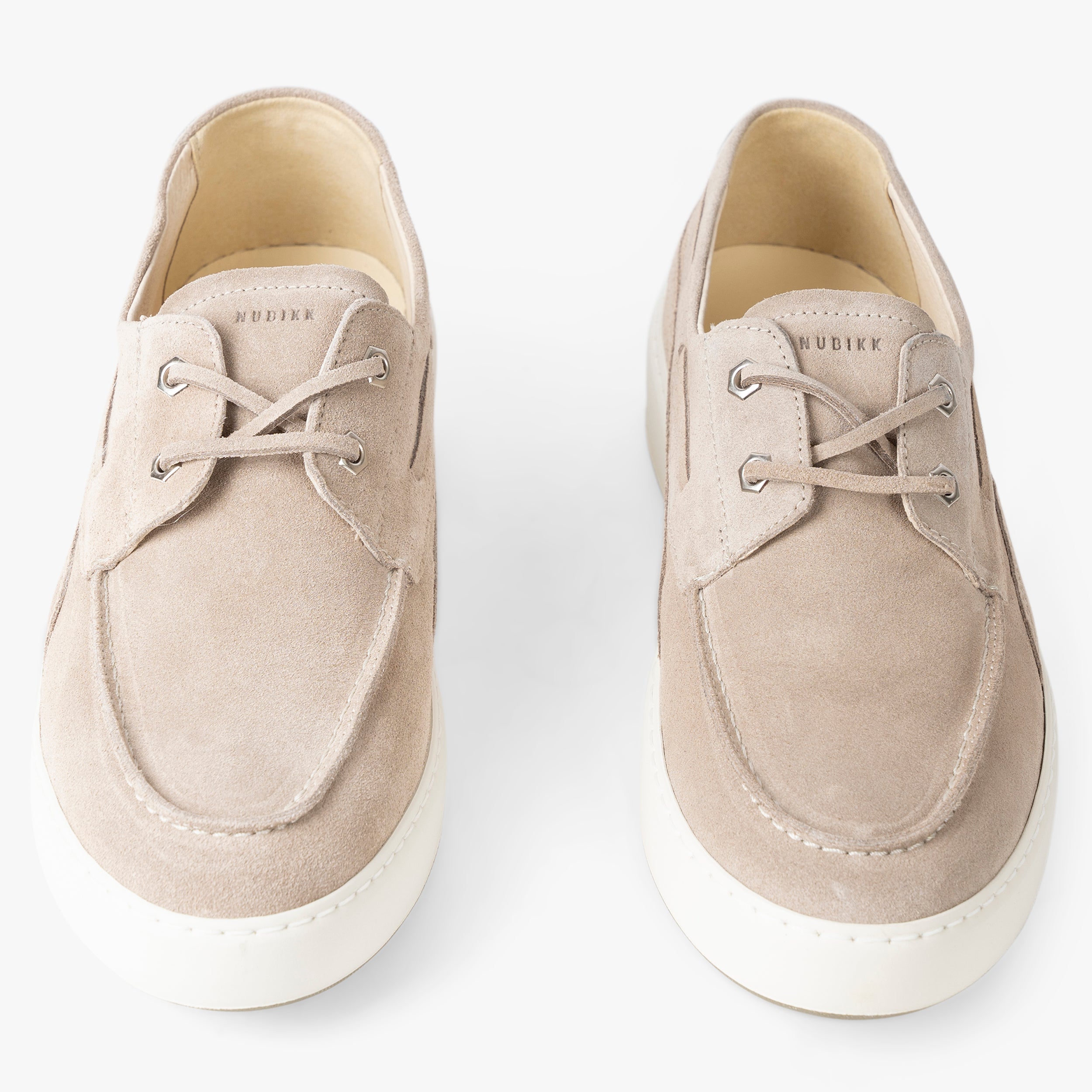 Nubikk Bootschoen Beige | Jiro Yacht