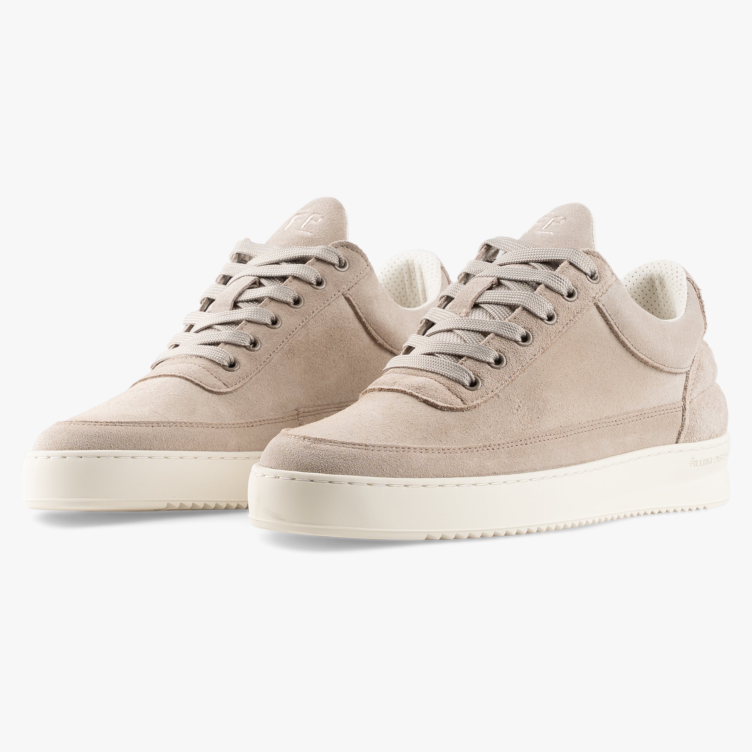 Filling Pieces Sneakers Beige | Low Top Suede