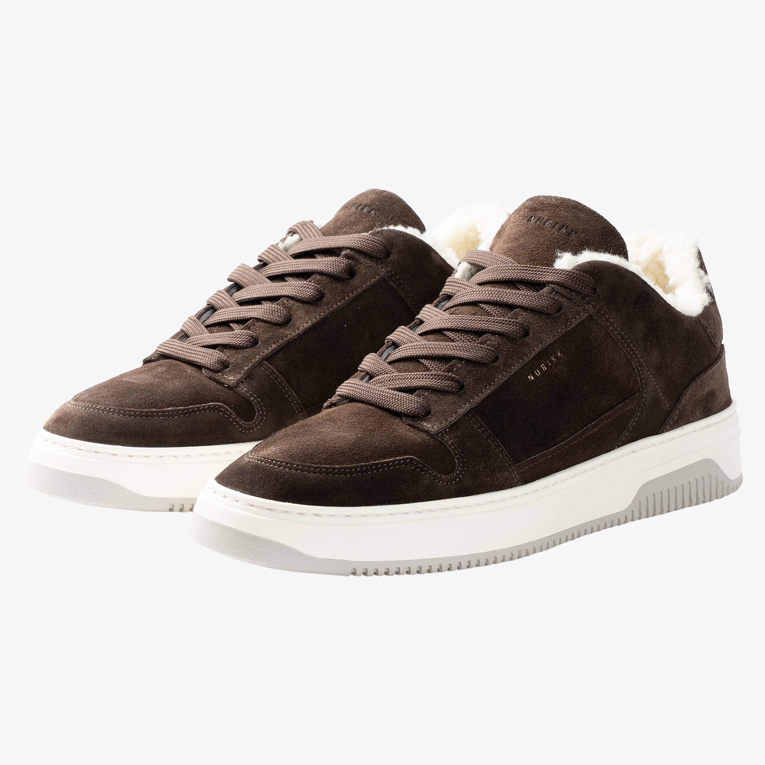 Nubikk Sneakers Bruin | Basket Court Fur