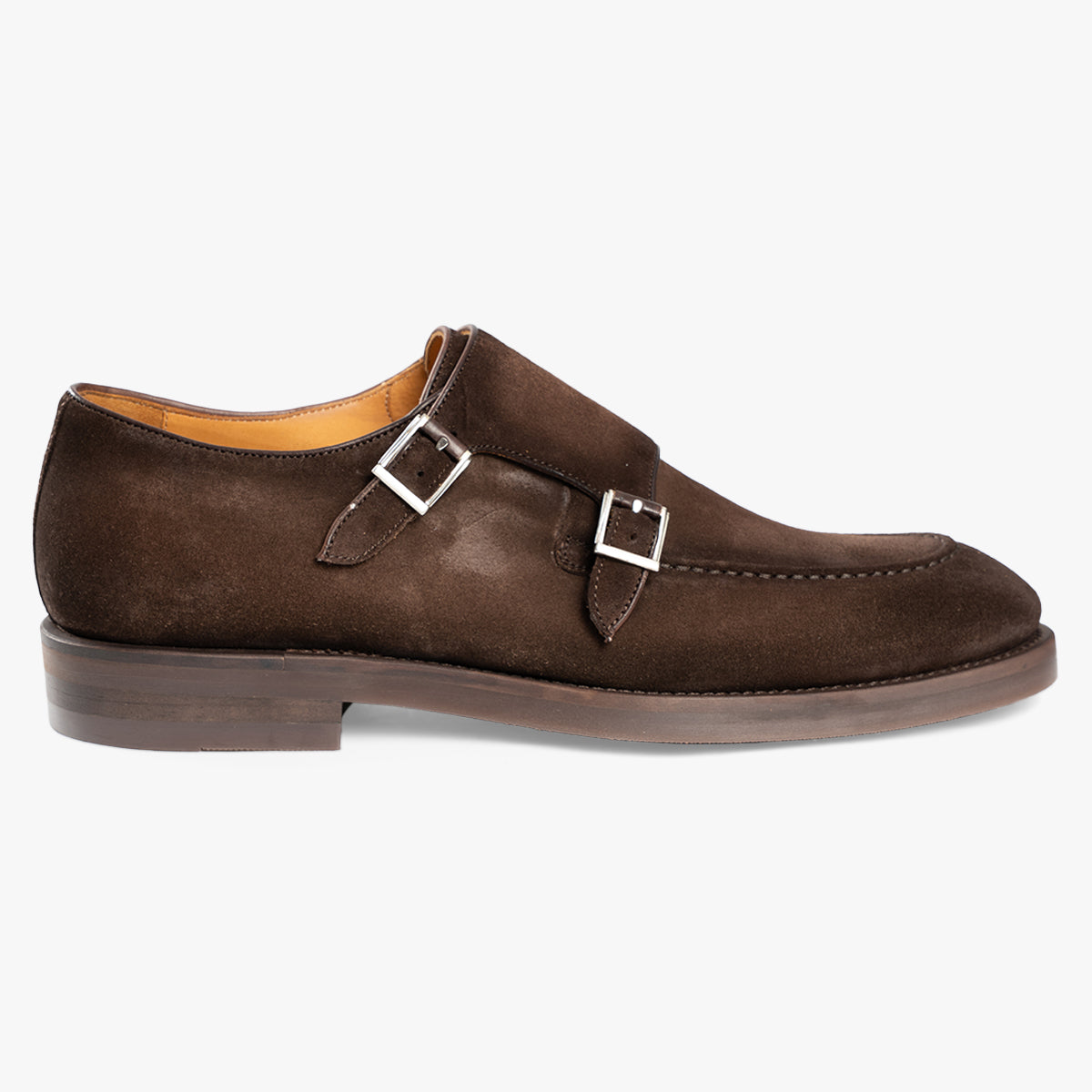 Magnanni Dubbele Gespschoen Bruin Suede
