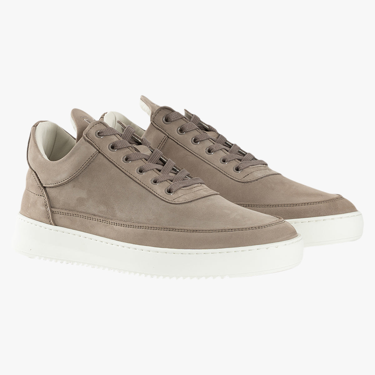 Filling Pieces Sneakers Taupe | Low Top Nubuck
