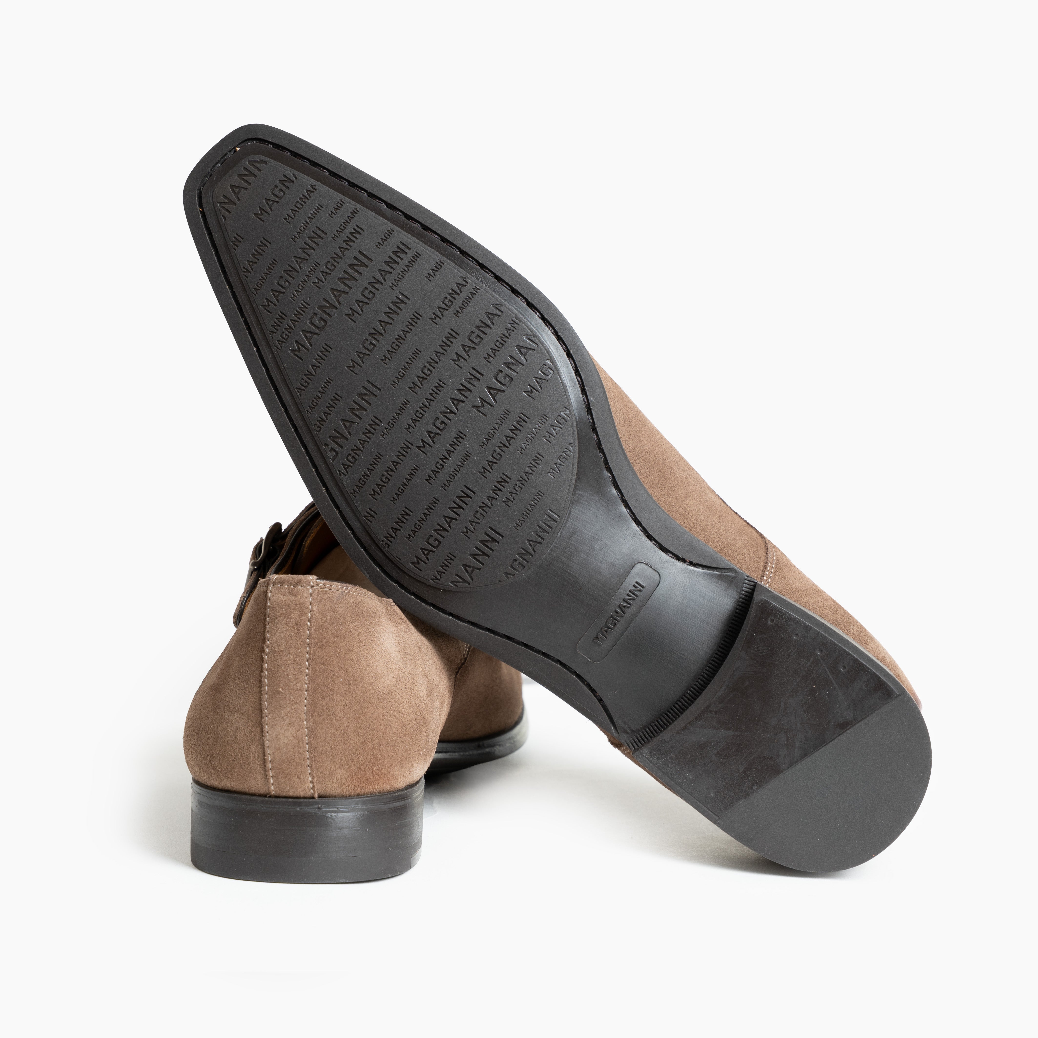 Magnanni Dubbele Gespschoen Taupe