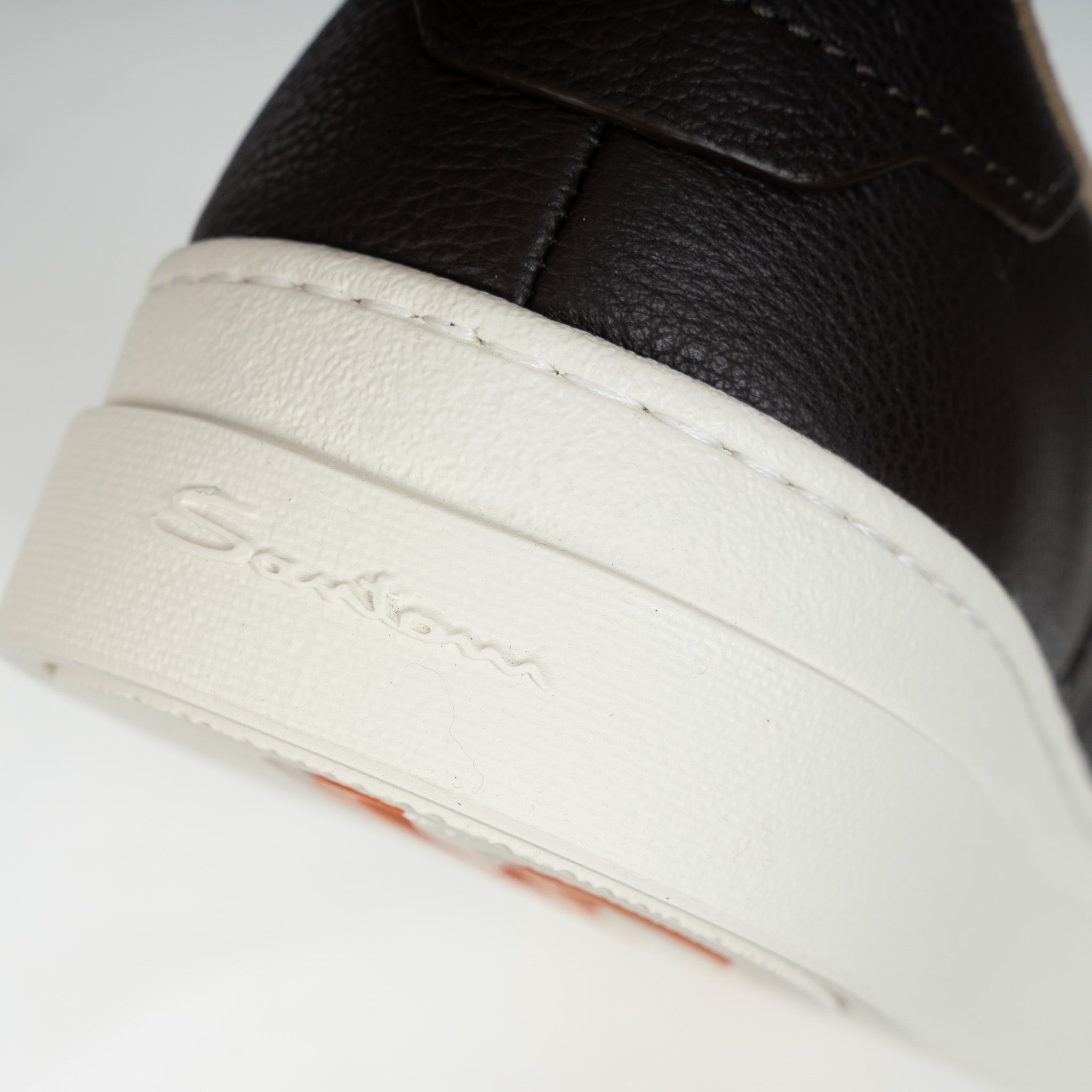 Santoni Sneaker Donkerbruin | Double Buckle