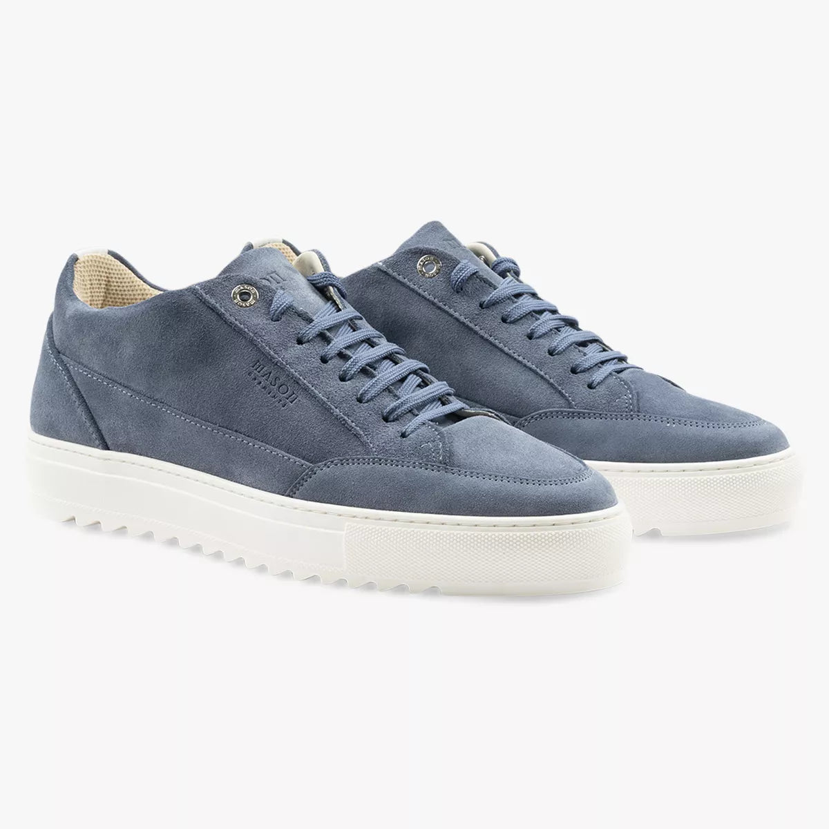 Mason Garments Sneakers Middenblauw | Tia