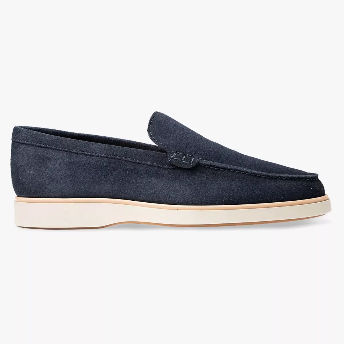 Magnanni Loafer Donkerblauw Suède | Lourenco