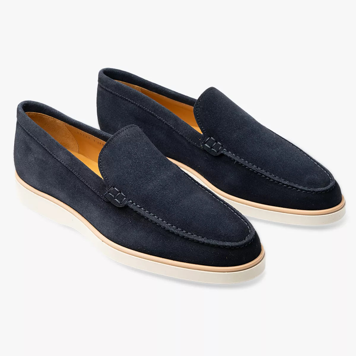 Magnanni Loafer Donkerblauw Suède | Lourenco