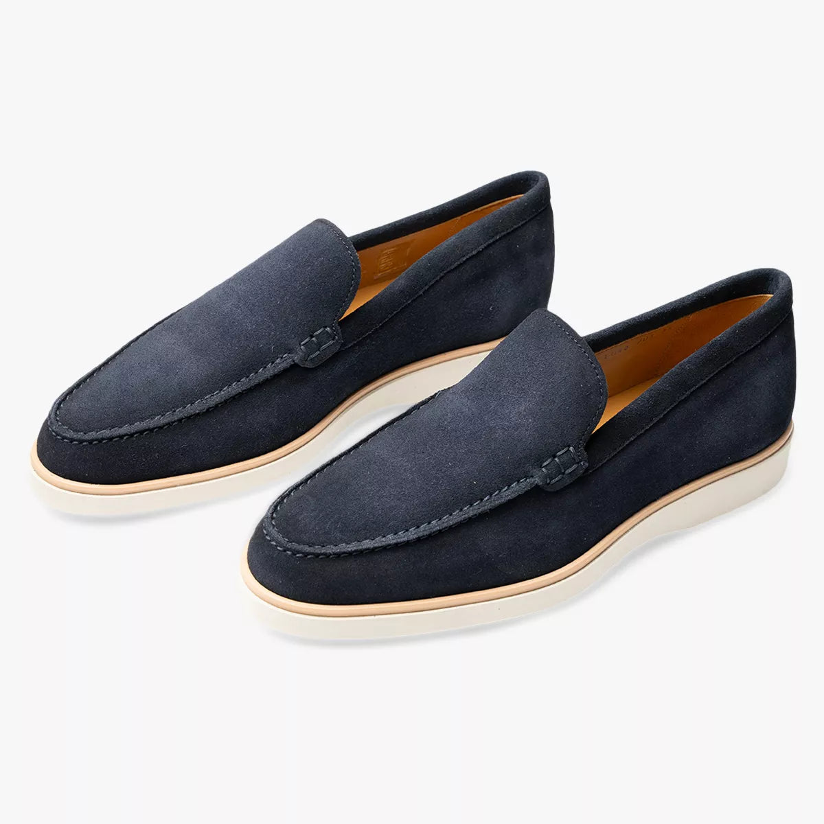 Magnanni Loafer Donkerblauw Suède | Lourenco