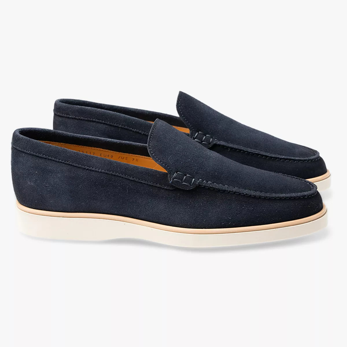 Magnanni Loafer Donkerblauw Suède | Lourenco