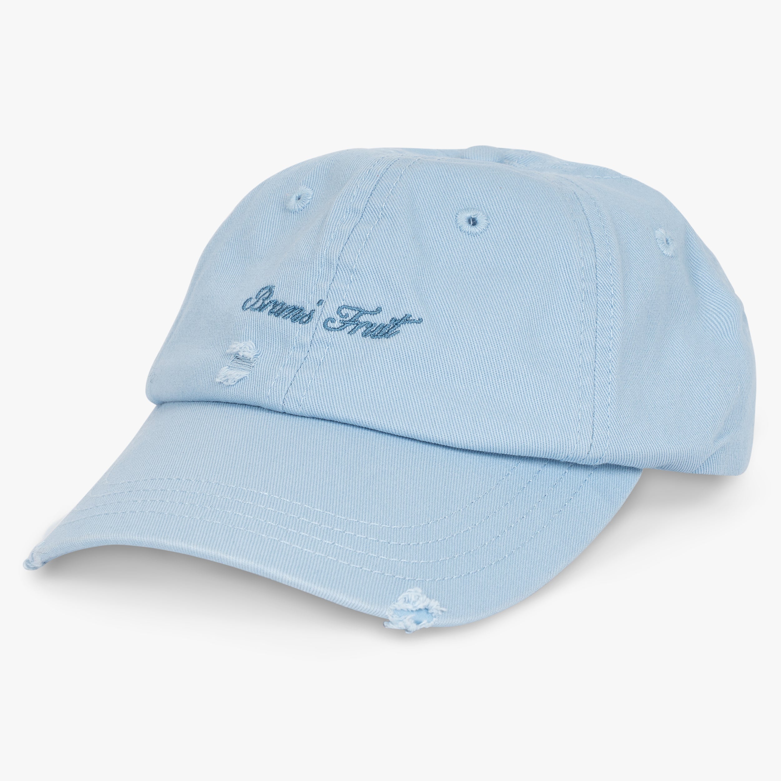 Bram's Fruit Pet Lichtblauw | Distressed Logo Cap