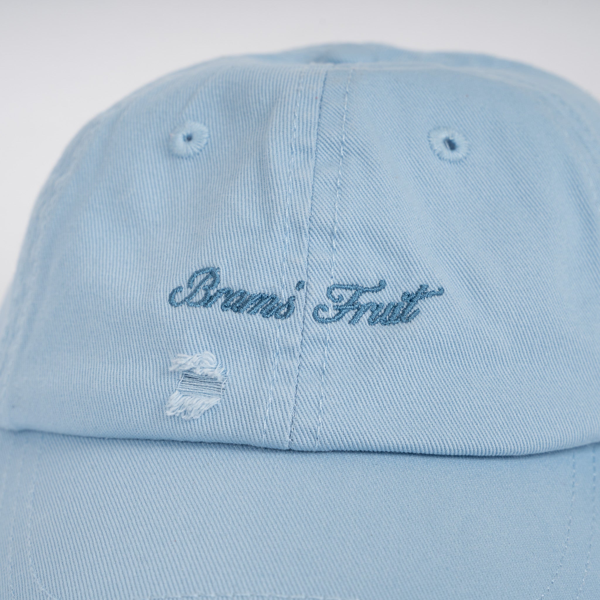 Bram's Fruit Pet Lichtblauw | Distressed Logo Cap