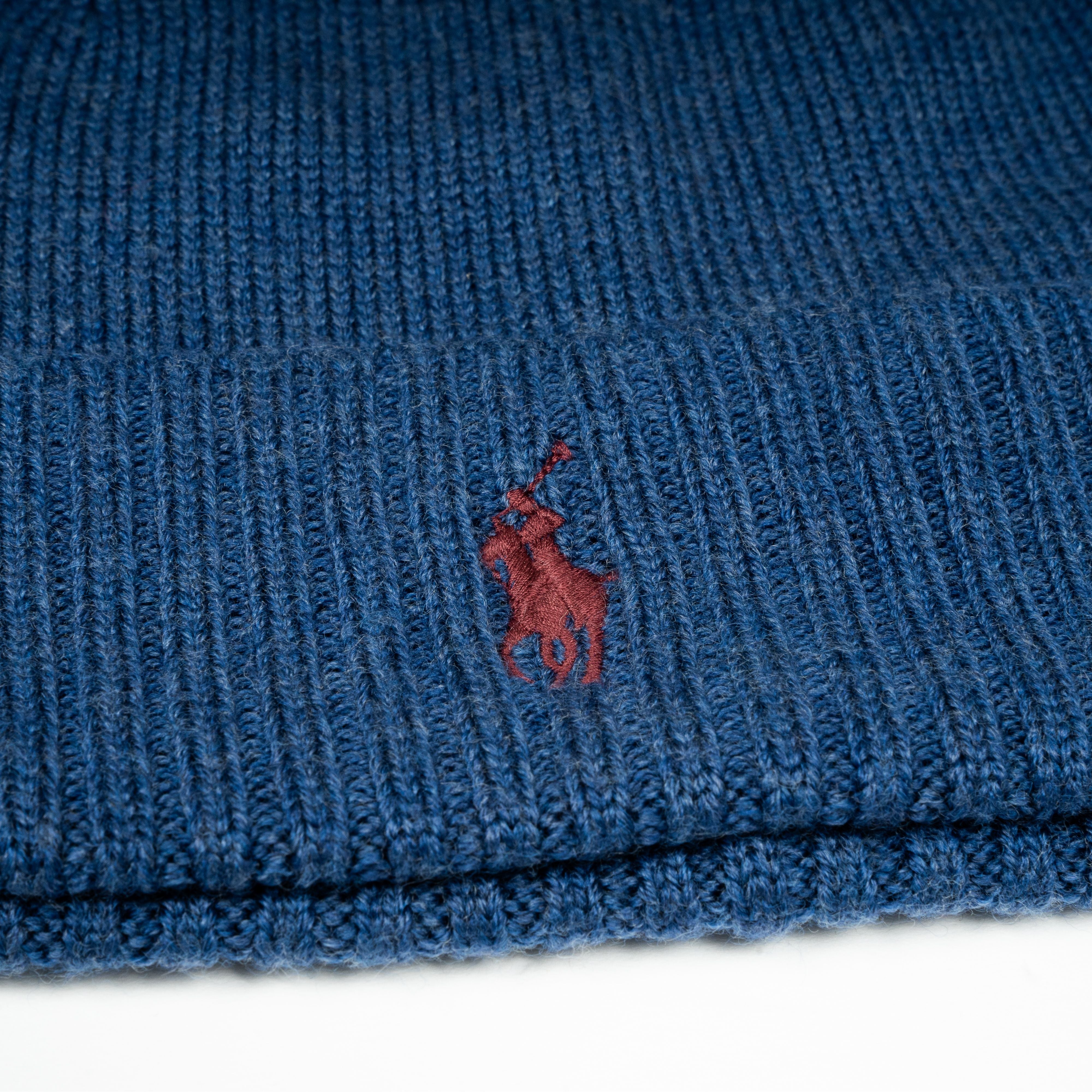 Ralph Lauren Muts Blauw | Signature Pony