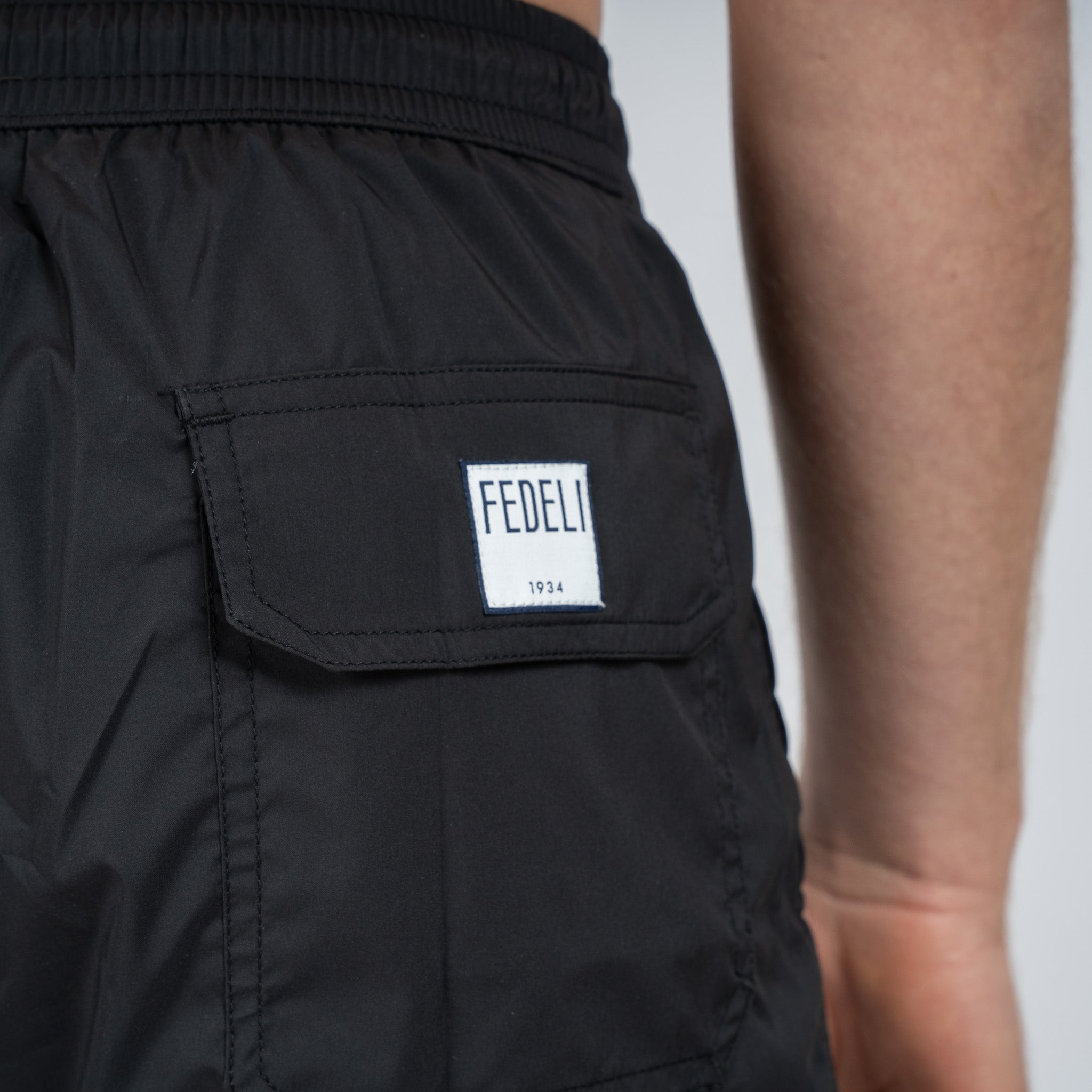 Fedeli Zwembroek Zwart | Madeira Airstop