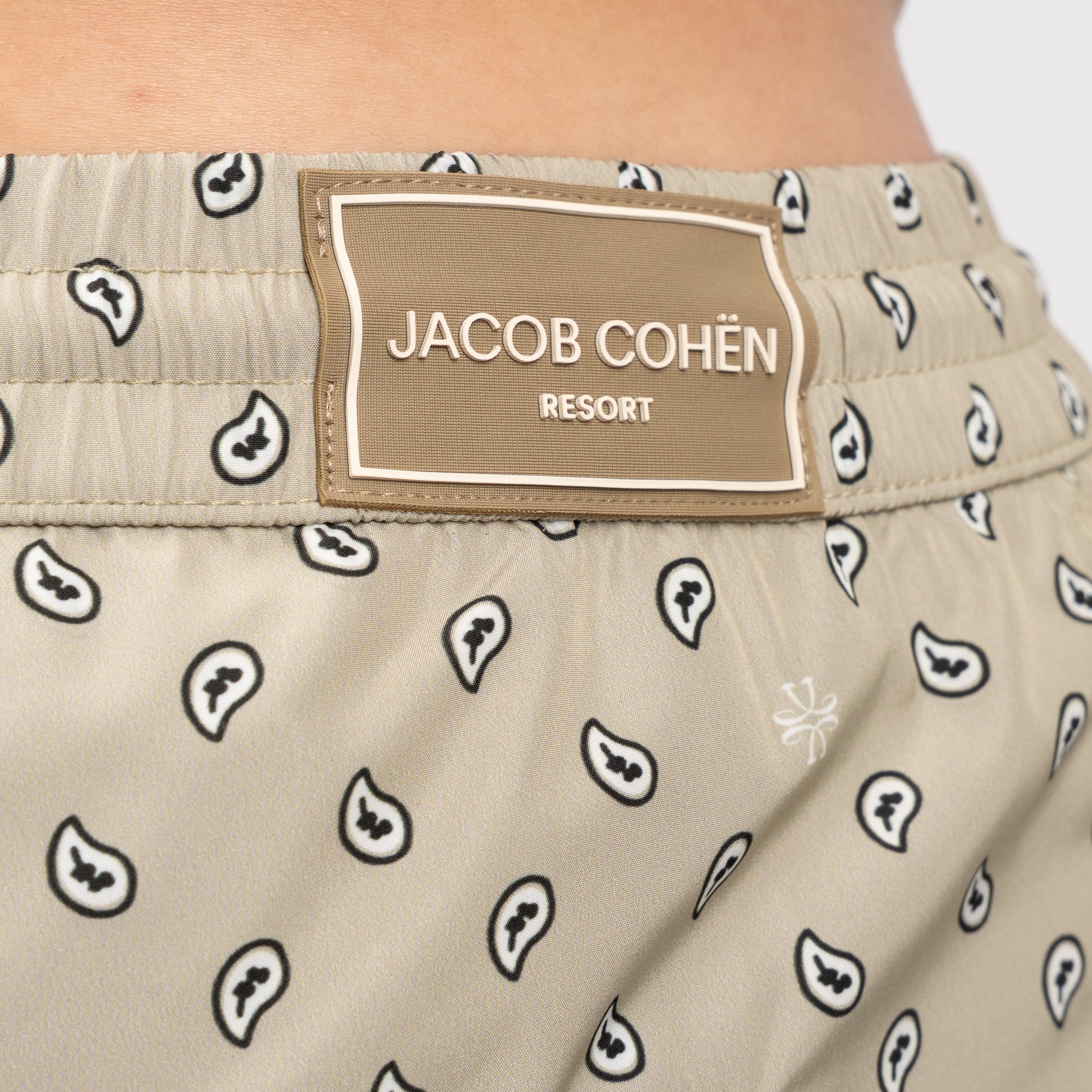 Jacob Cohen Zwembroek Paisley Beige | Resort