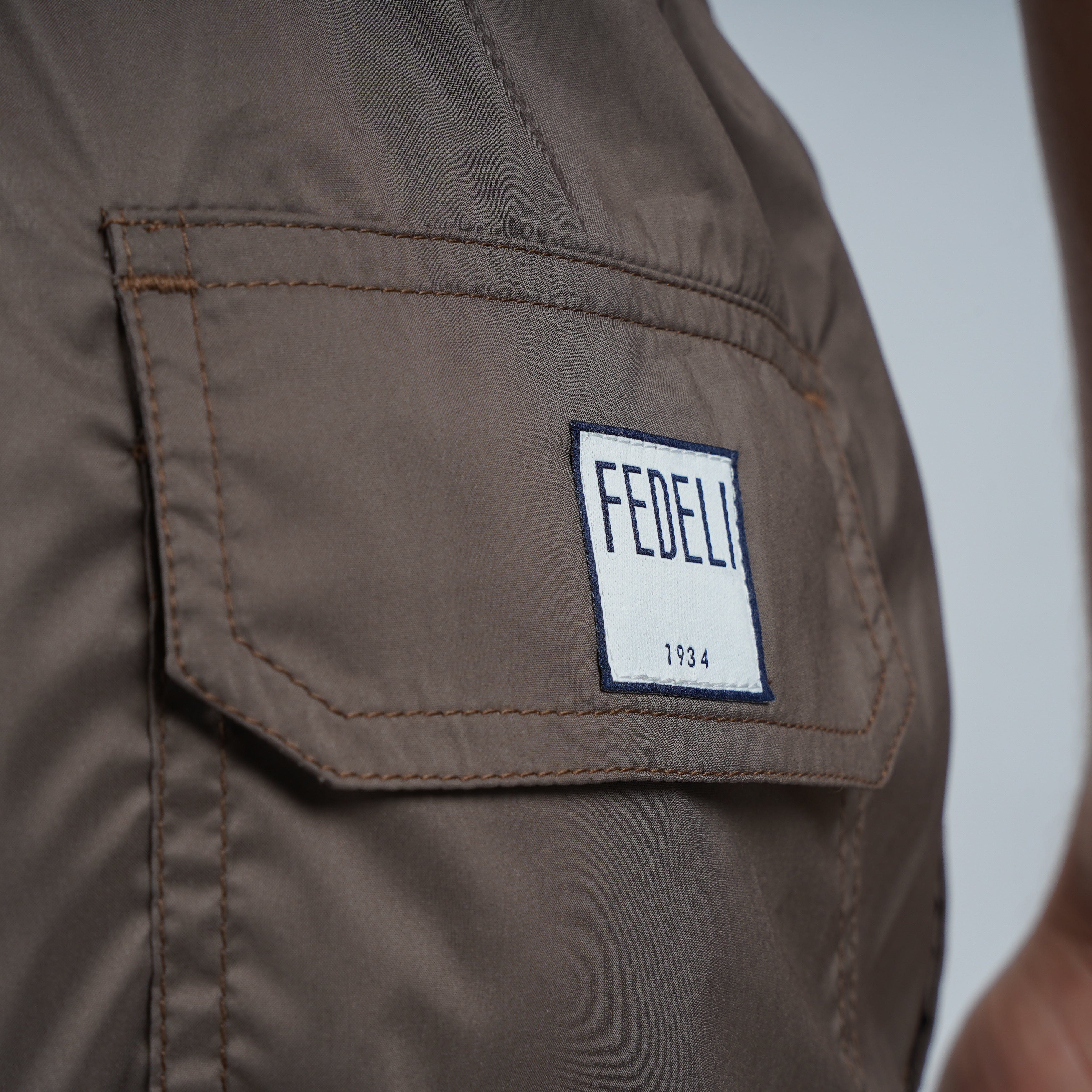 Fedeli Zwembroek Bruin | Madeira Airstop