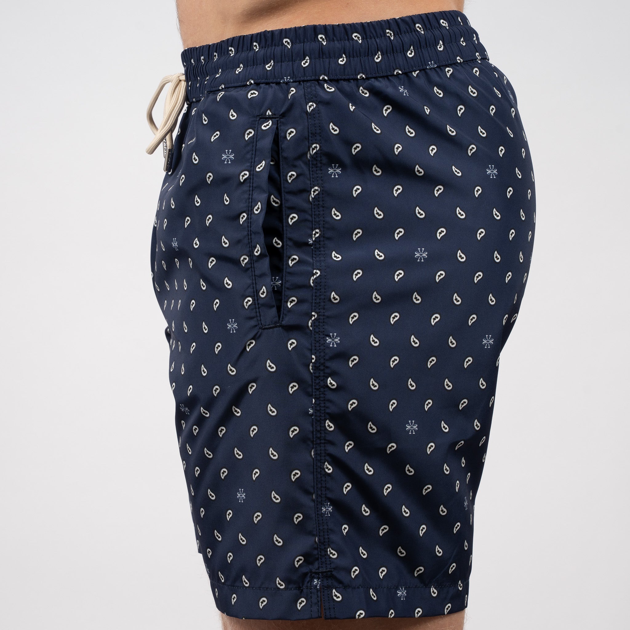 Jacob Cohen Zwembroek Paisley Blauw | Resort