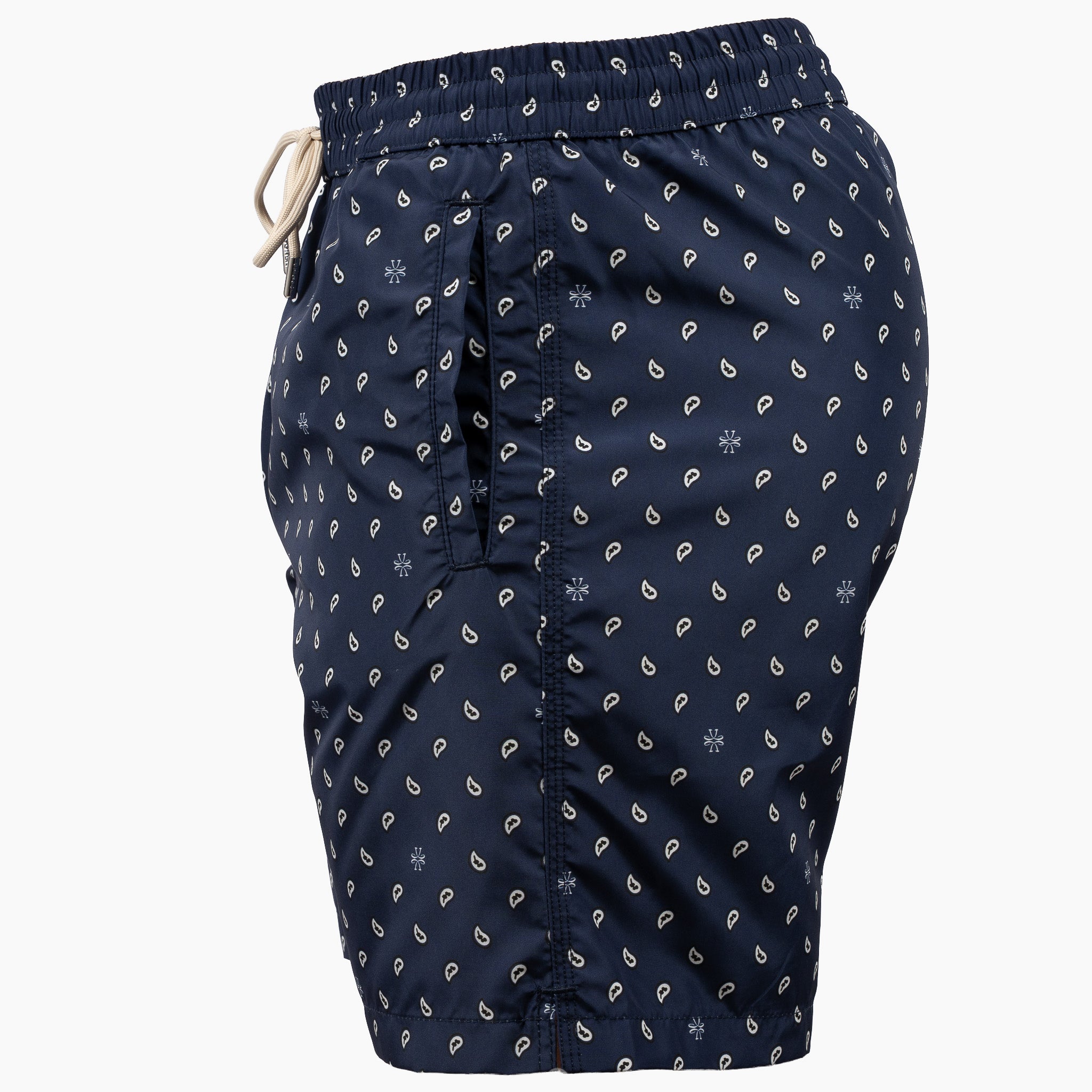 Jacob Cohen Zwembroek Paisley Blauw | Resort