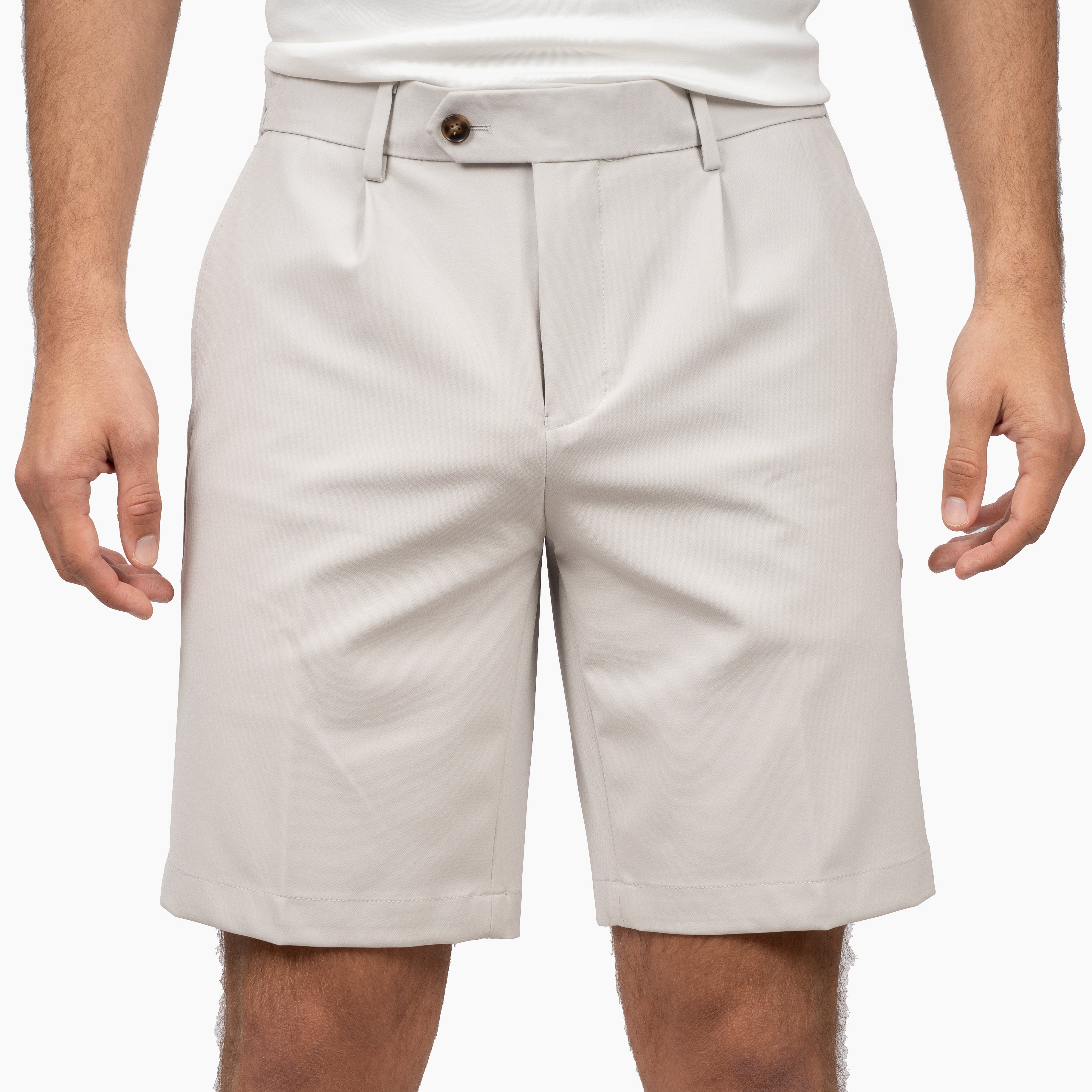 SEVEN DIALS Korte Broek Lichtgrijs | Penley