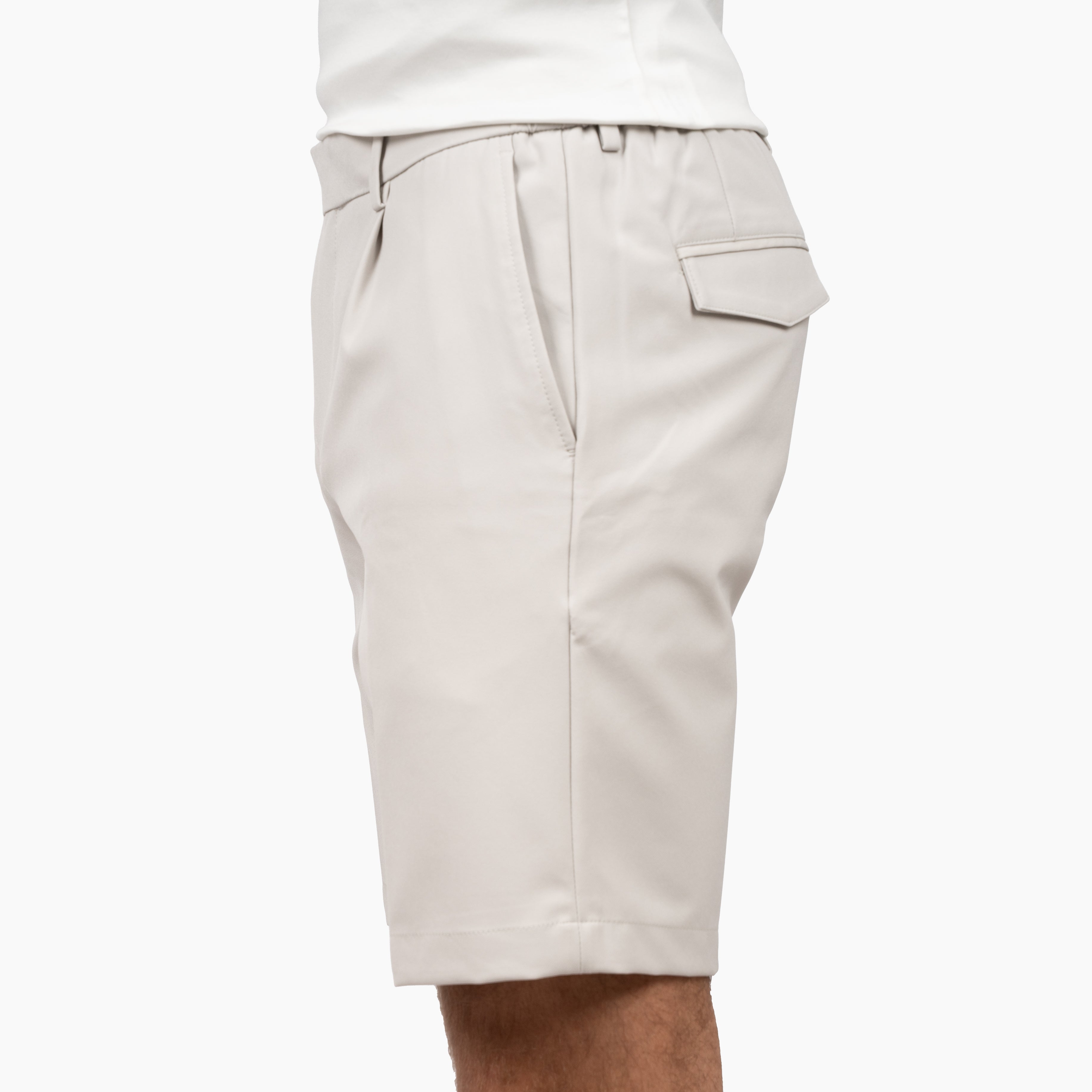 SEVEN DIALS Korte Broek Lichtgrijs | Penley