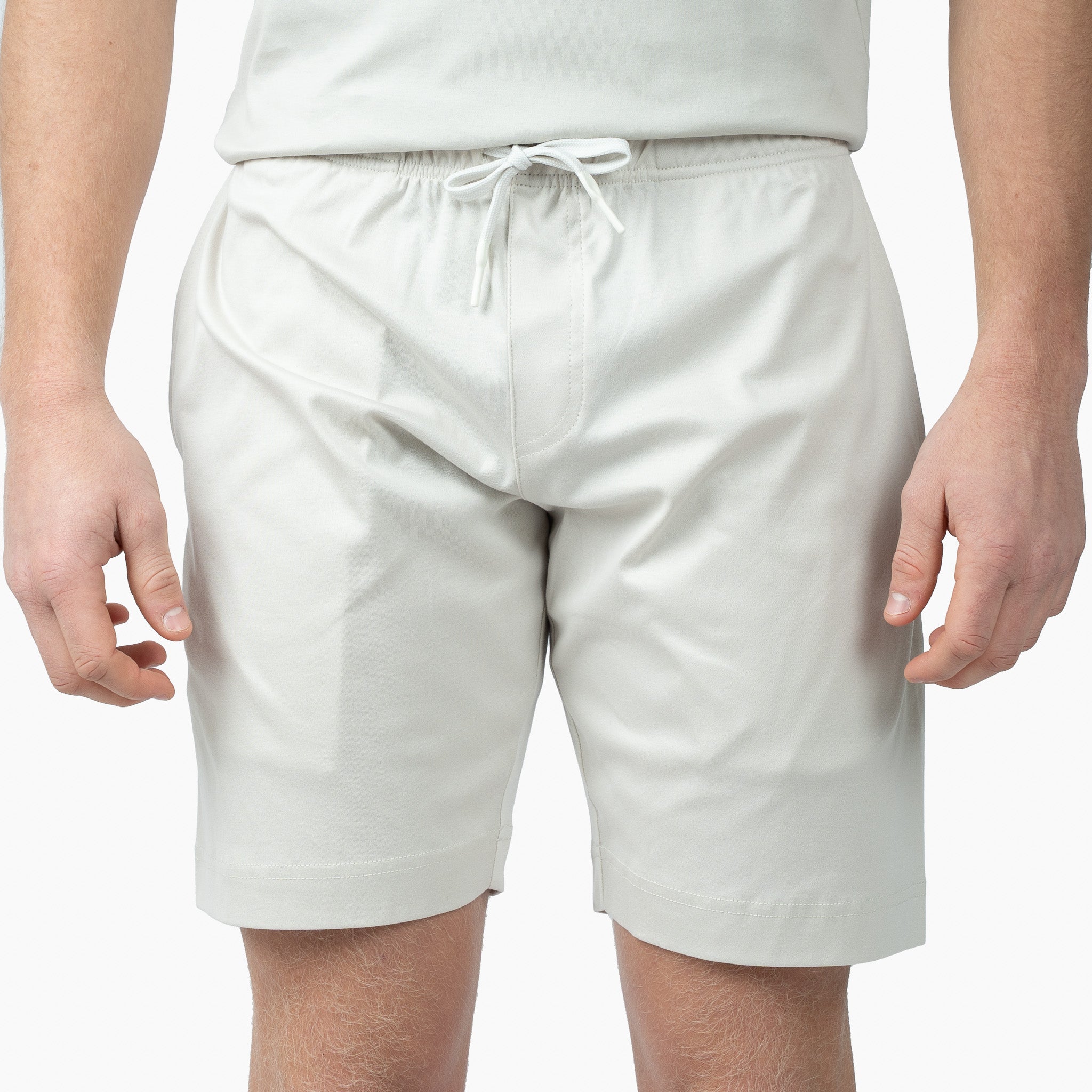 Valenza Korte Broek Lichtgrijs | Interlock Supima