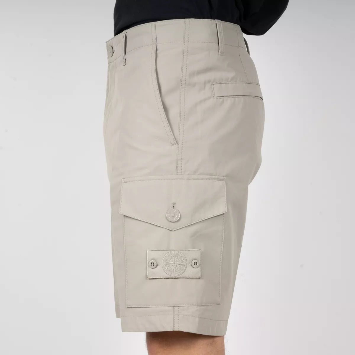 Stone Island Korte Broek Beige | Ghost