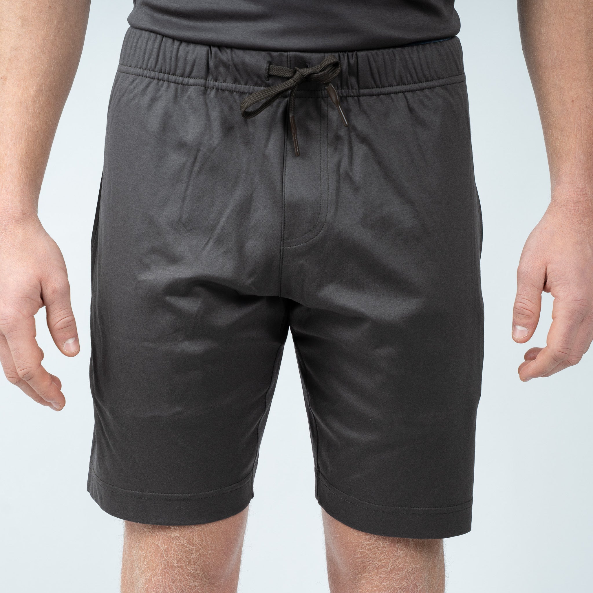 Valenza Korte Broek Donkergrijs | Interlock Supima