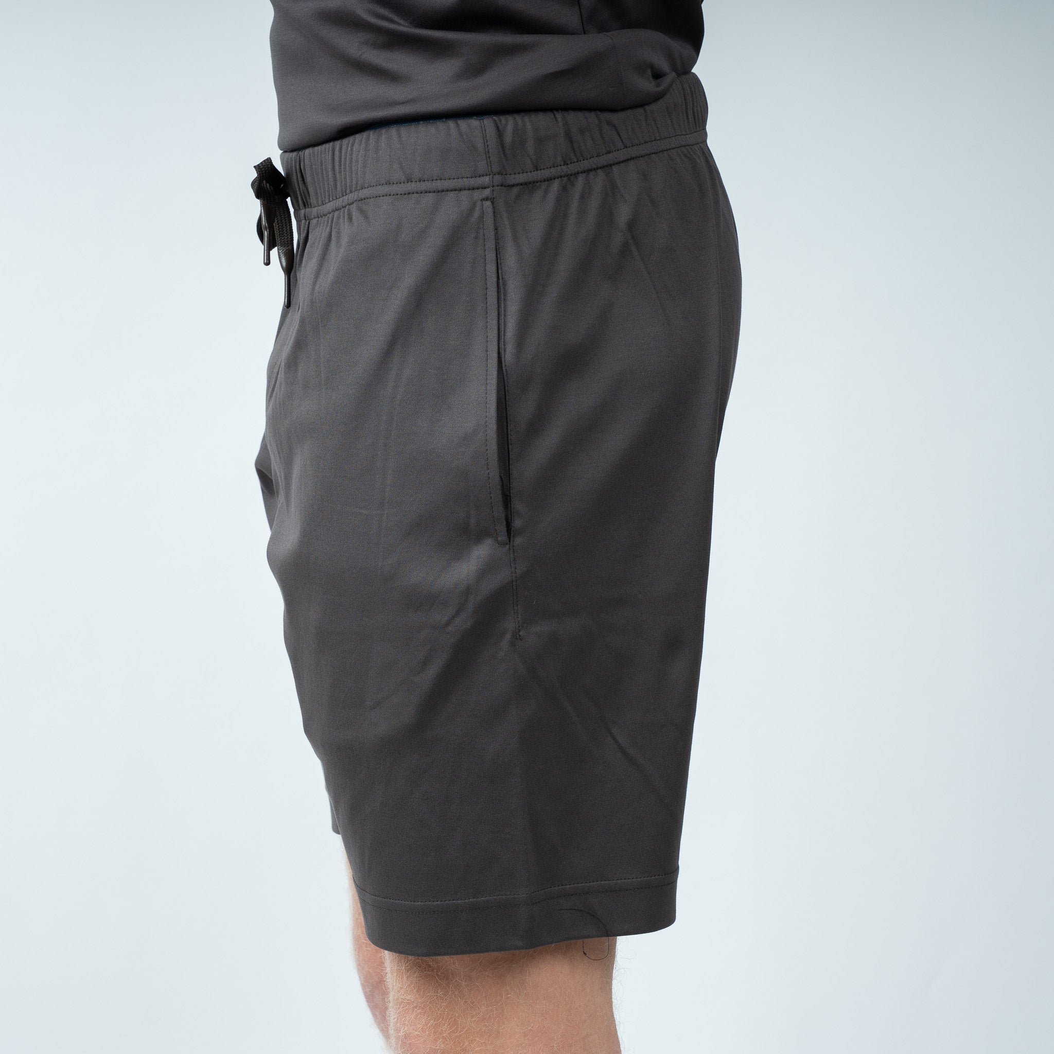 Valenza Korte Broek Donkergrijs | Interlock Supima