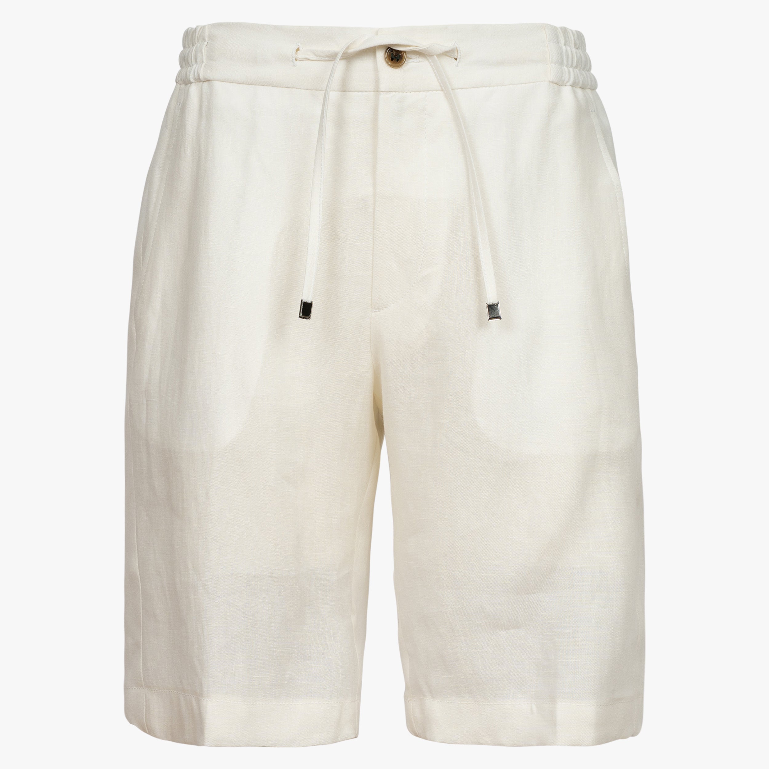 Berwich Linnen Korte Broek Wit | Spiaggia Short
