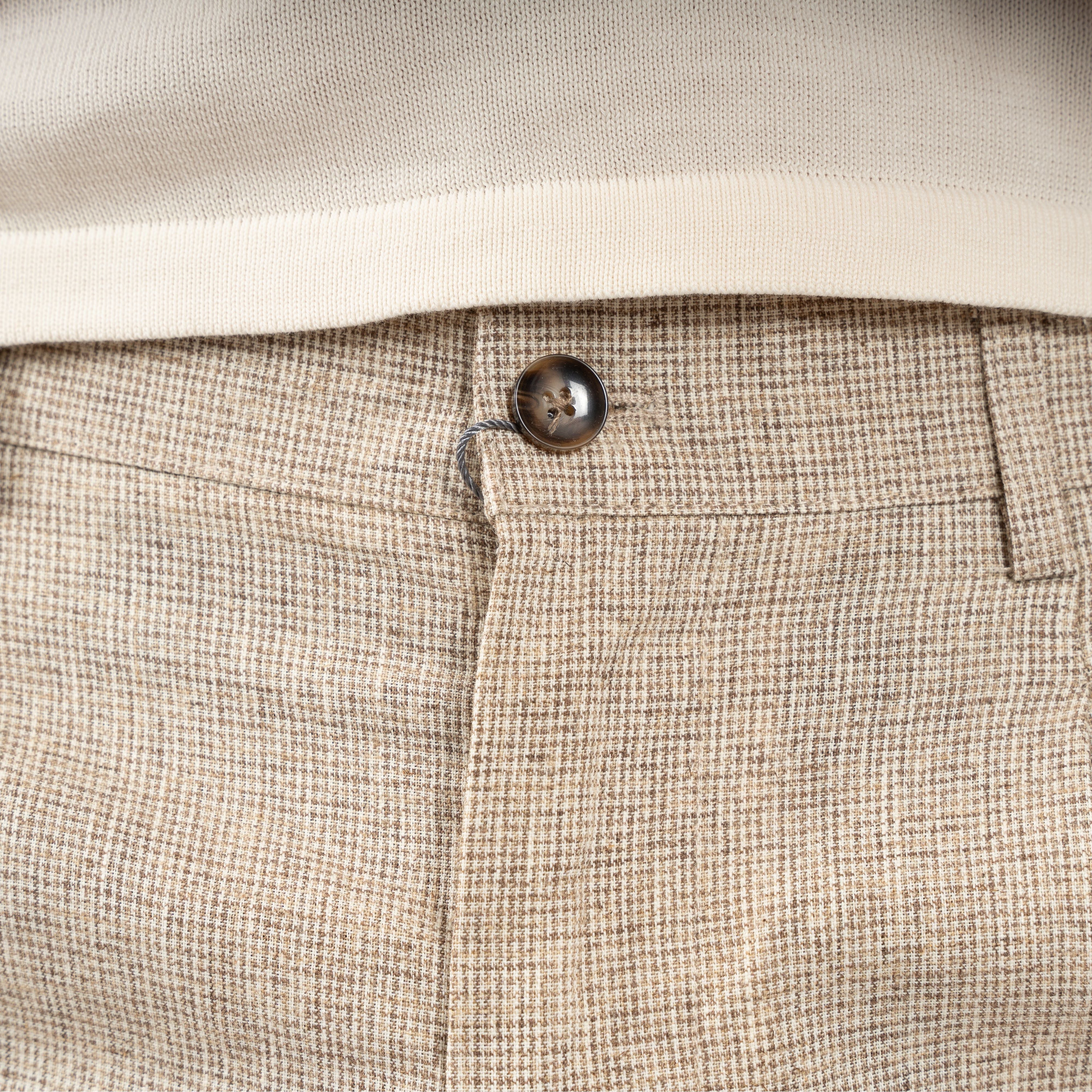 SEVEN DIALS Korte Broek Zand Gestreept | Anson