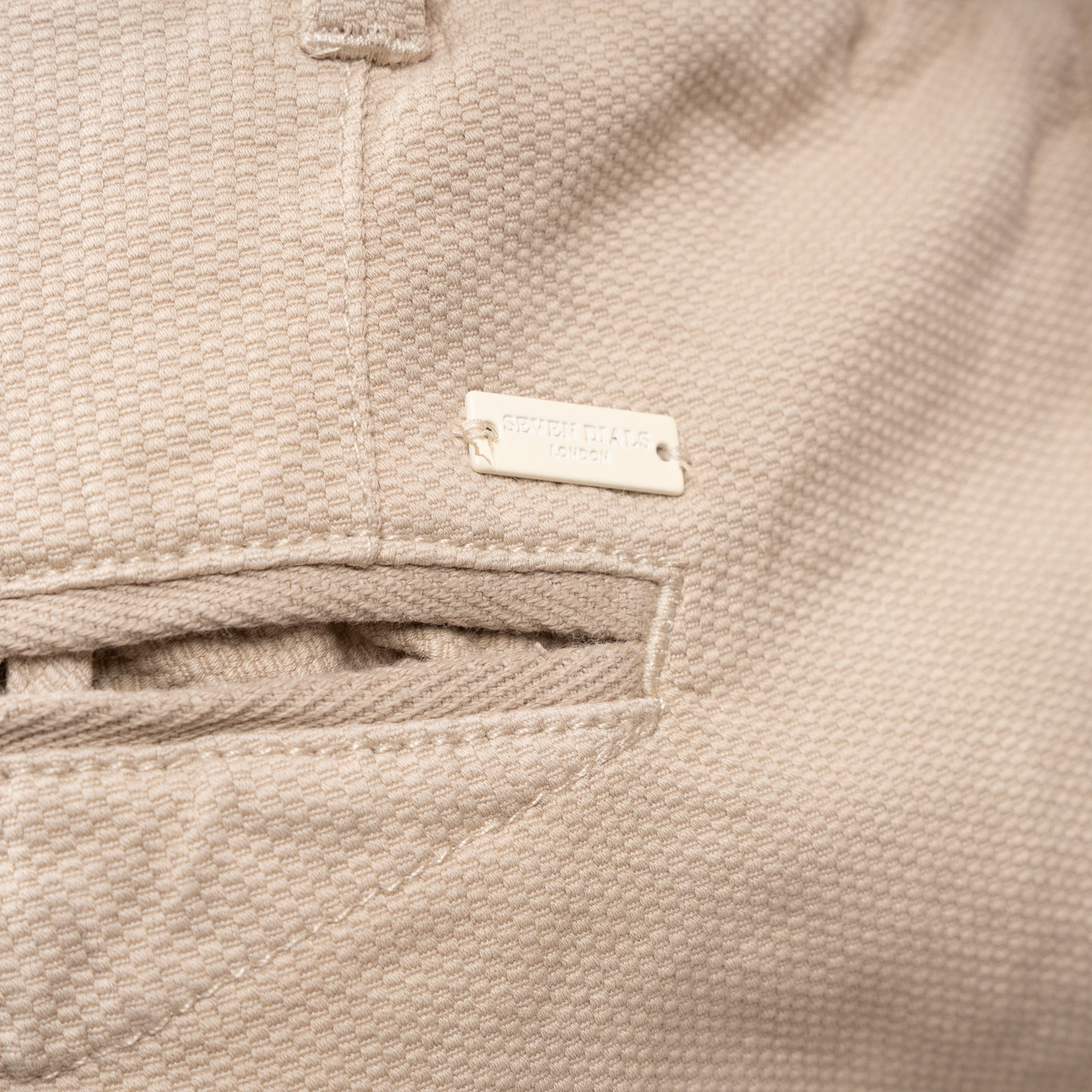 SEVEN DIALS Korte Broek Beige | Audel