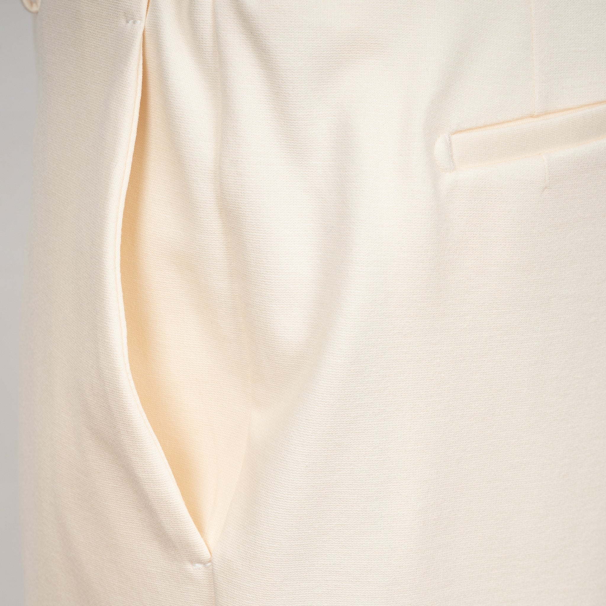 Berwich Korte Broek Crème | Bermuda Elax