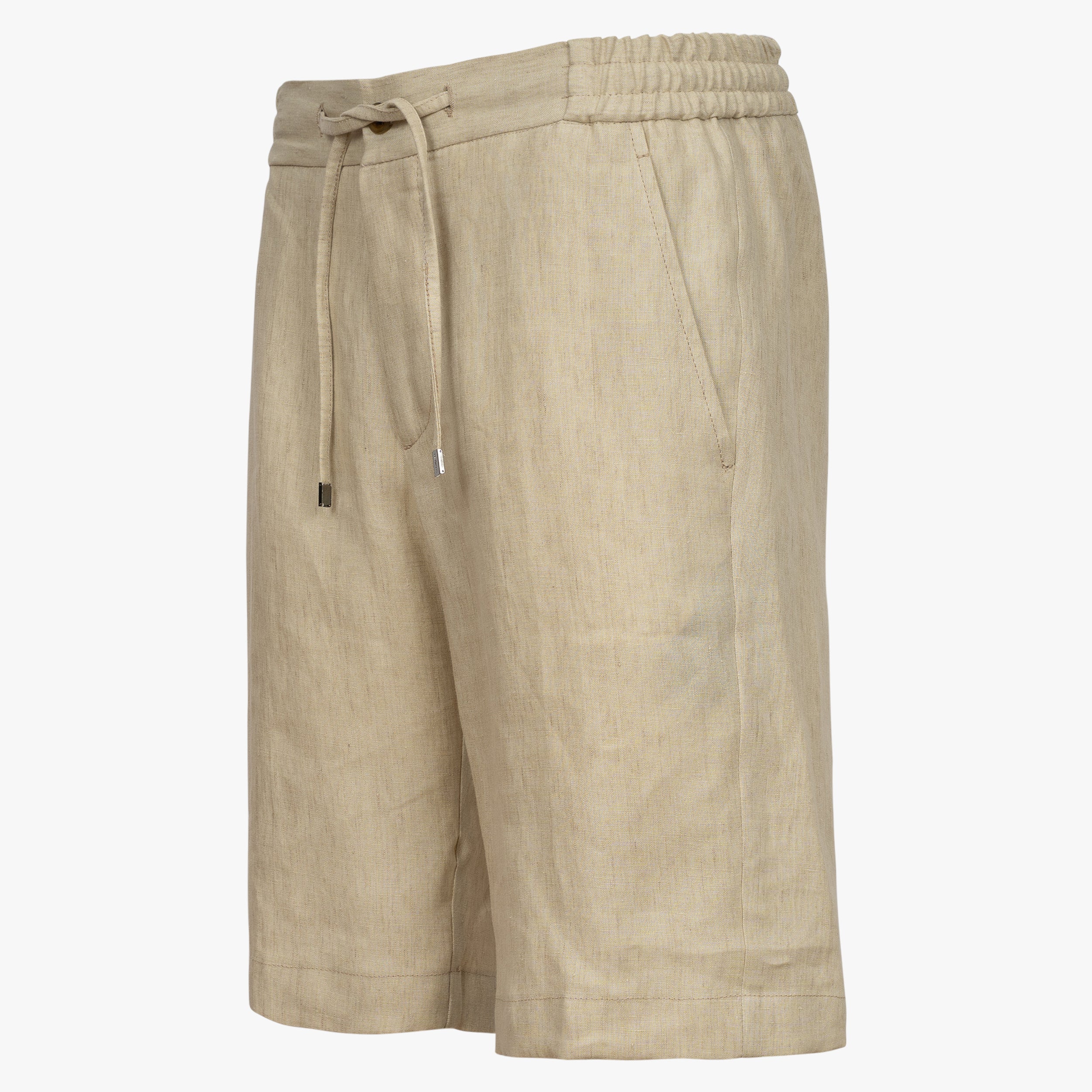 Berwich Linnen Korte Broek Beige | Spiaggia Short