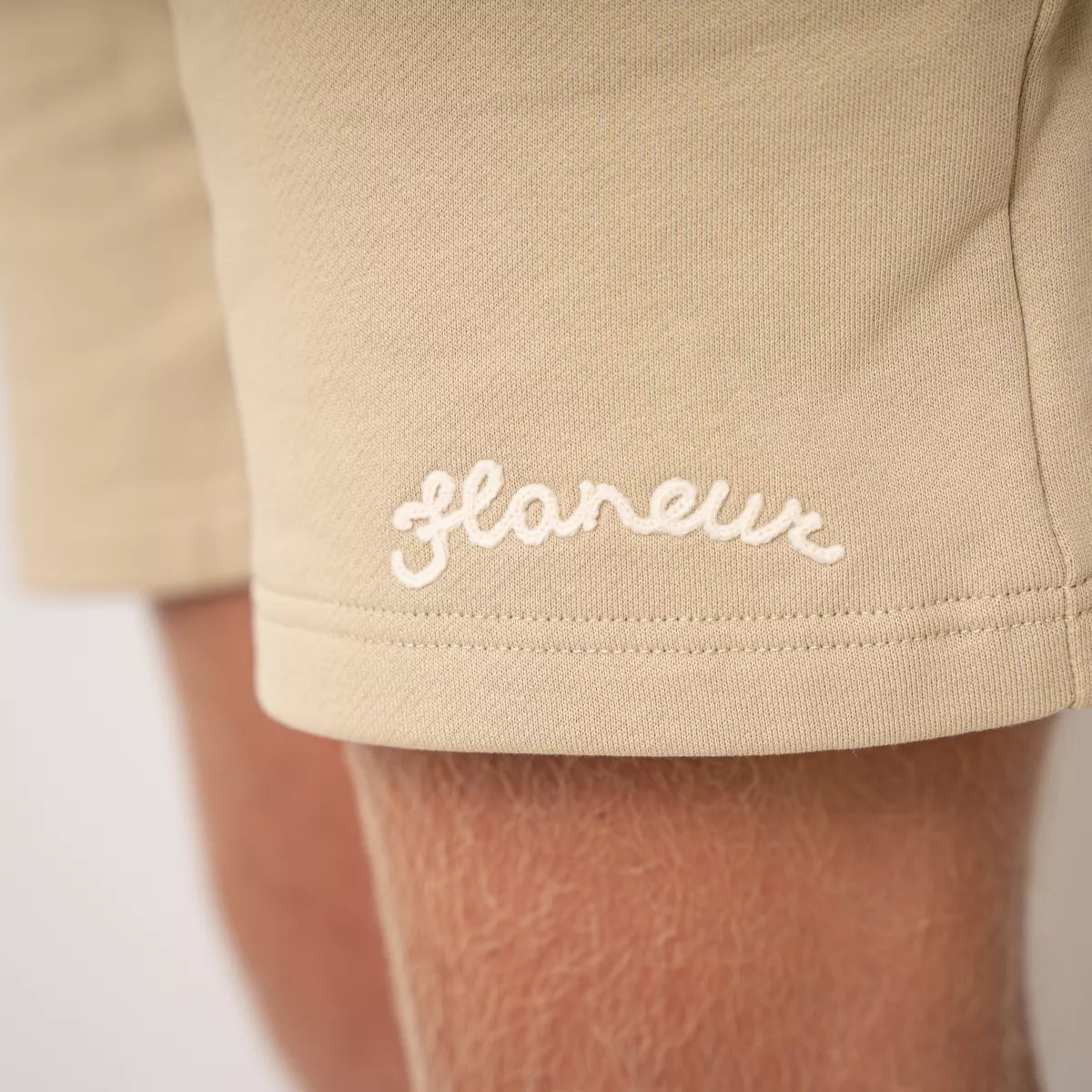 Flaneur Korte Broek Beige | Signature Shorts