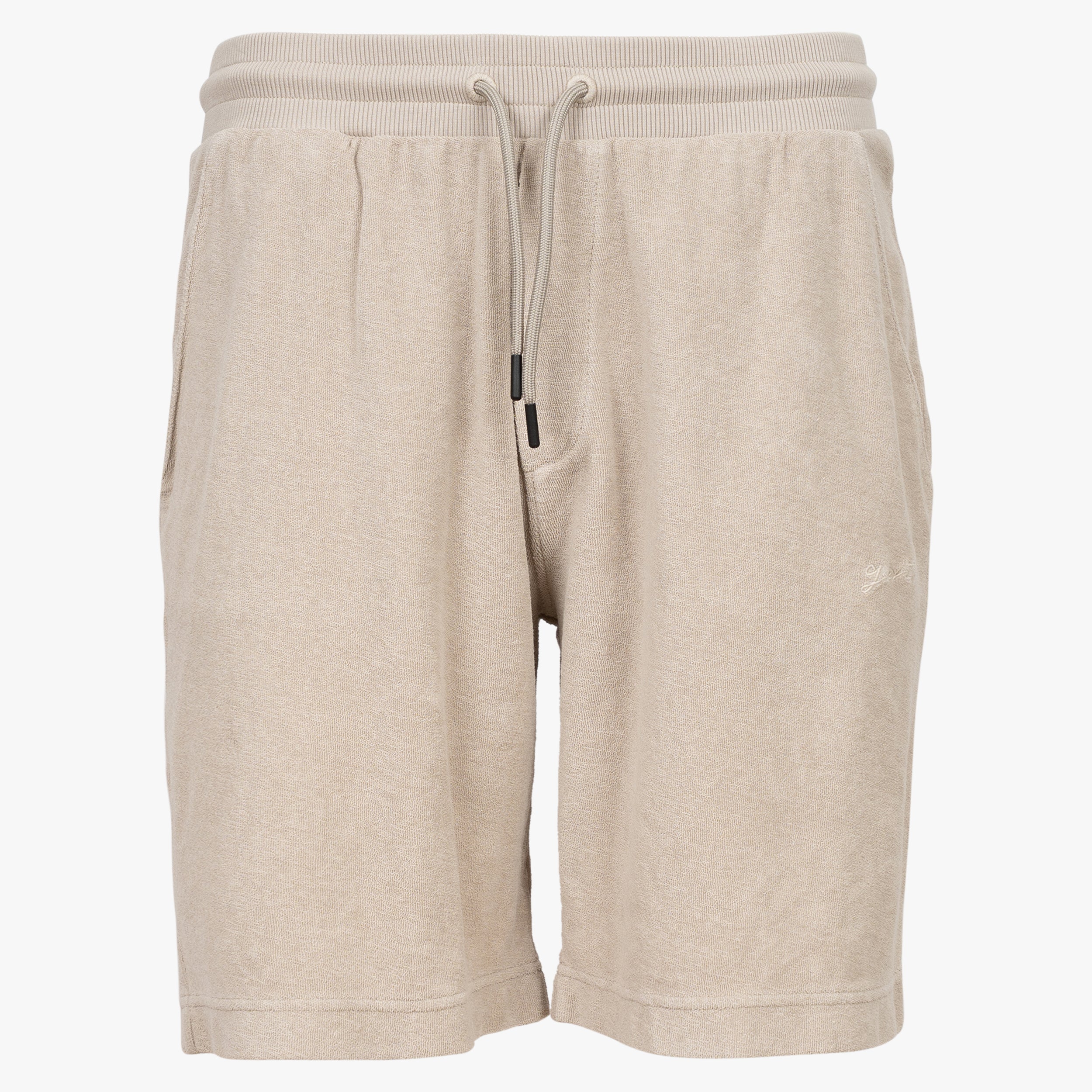 Genti Badstof Korte Broek Beige | Organic Cotton