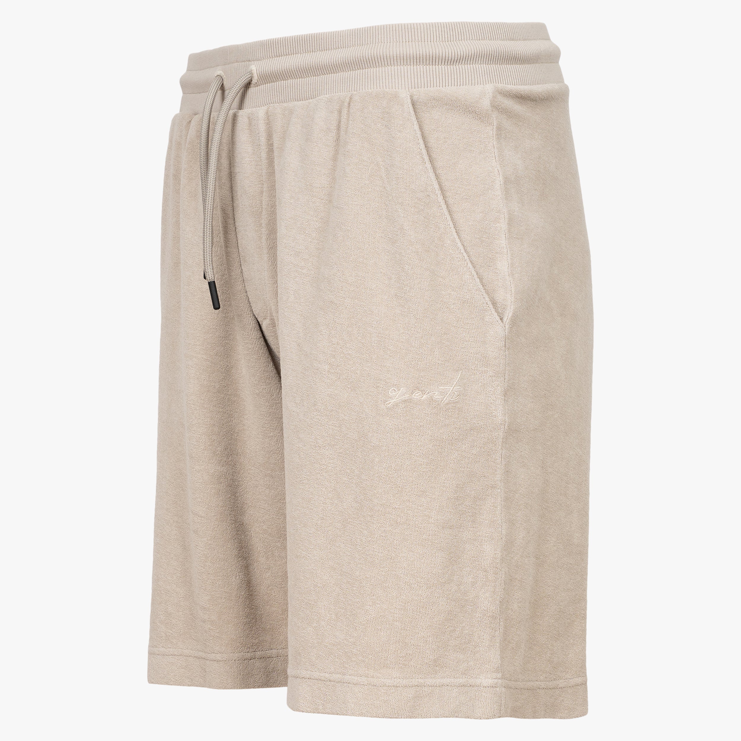 Genti Badstof Korte Broek Beige | Organic Cotton