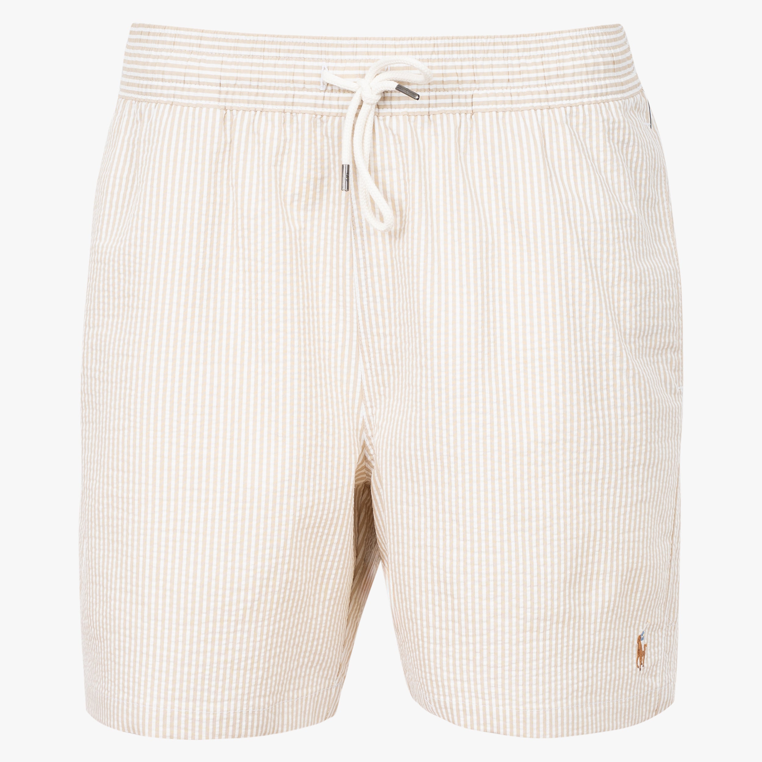 Ralph Lauren Zwembroek Gestreept Beige | Seersucker Bengal Stripe