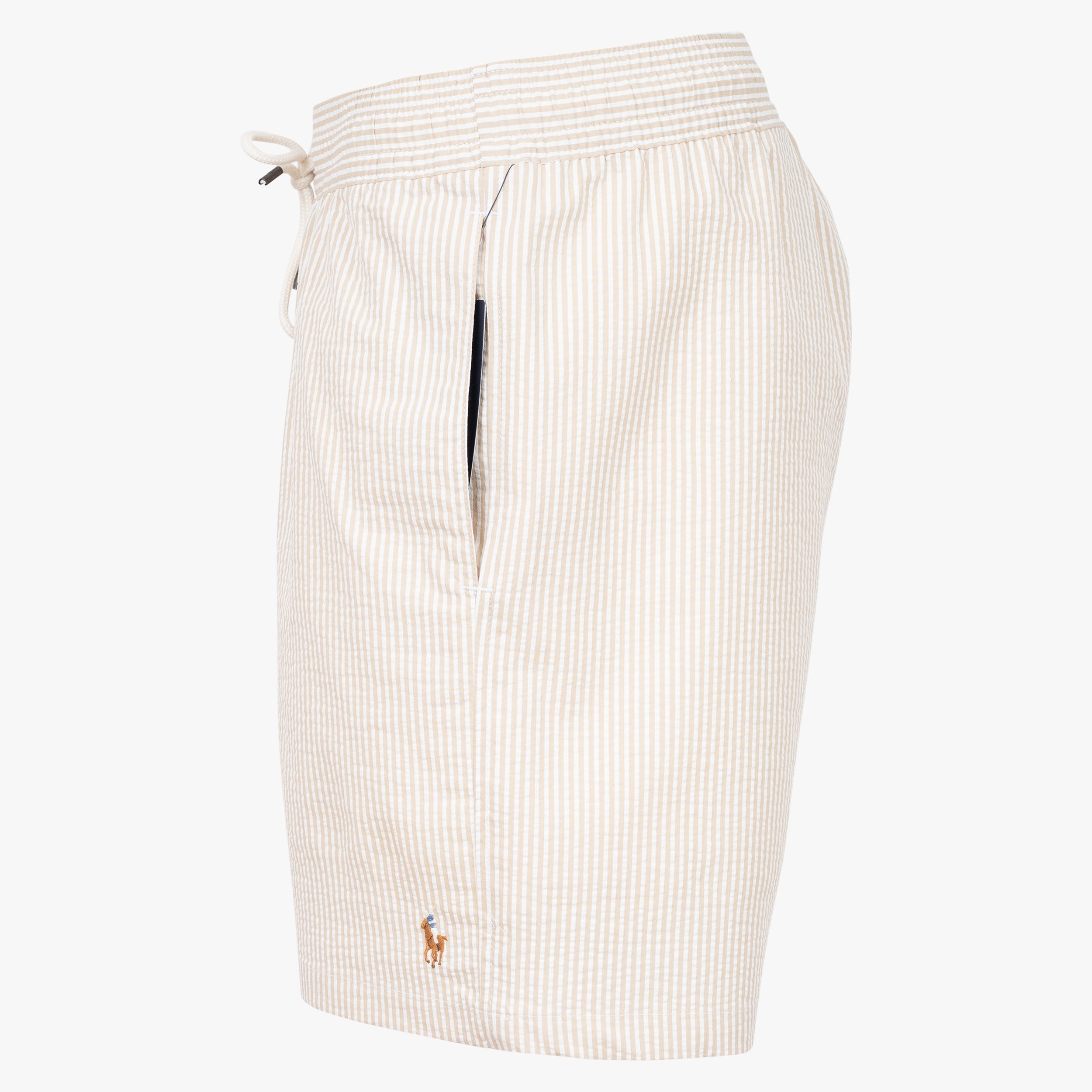 Ralph Lauren Zwembroek Gestreept Beige | Seersucker Bengal Stripe