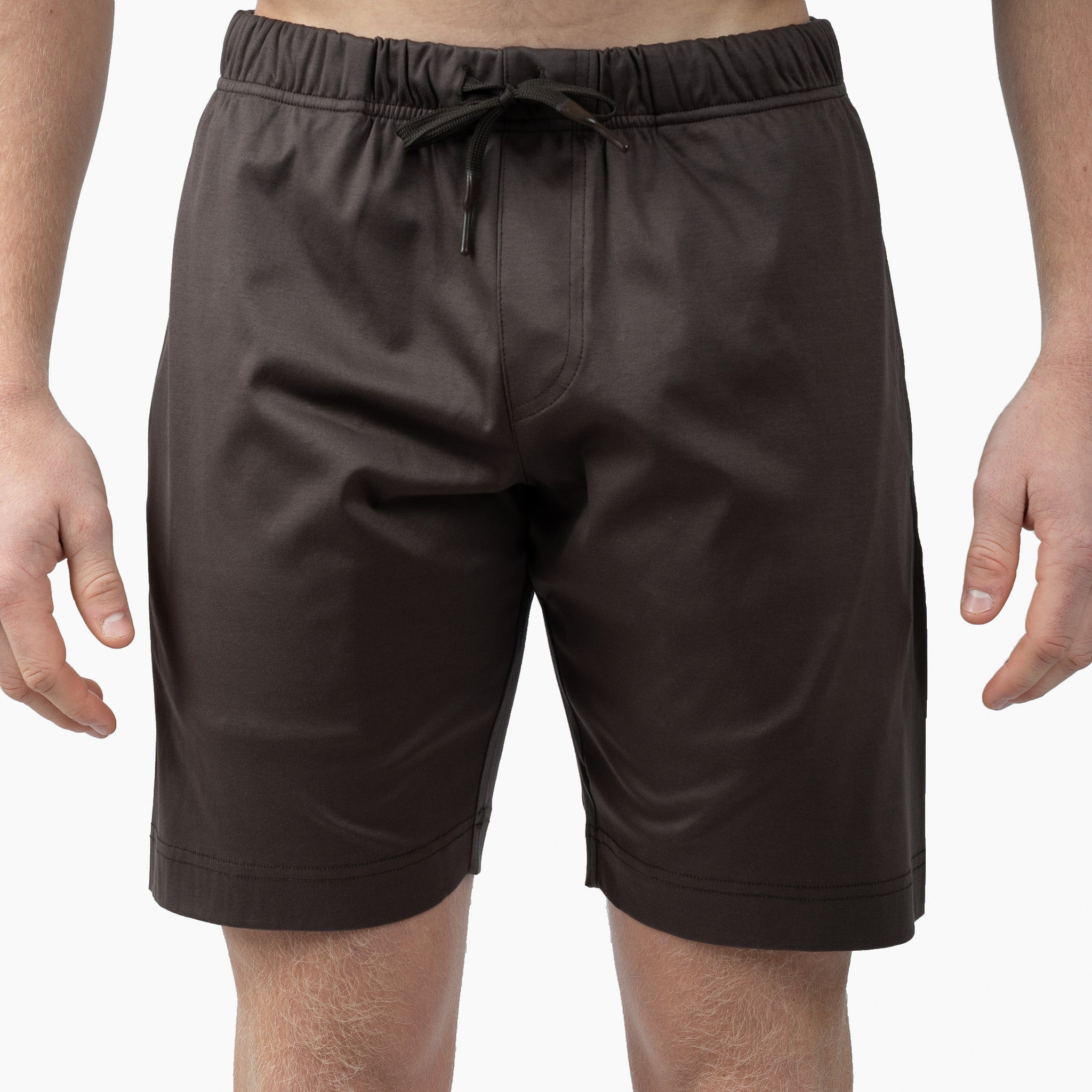 Valenza Korte Broek Donkerbruin | Interlock Supima