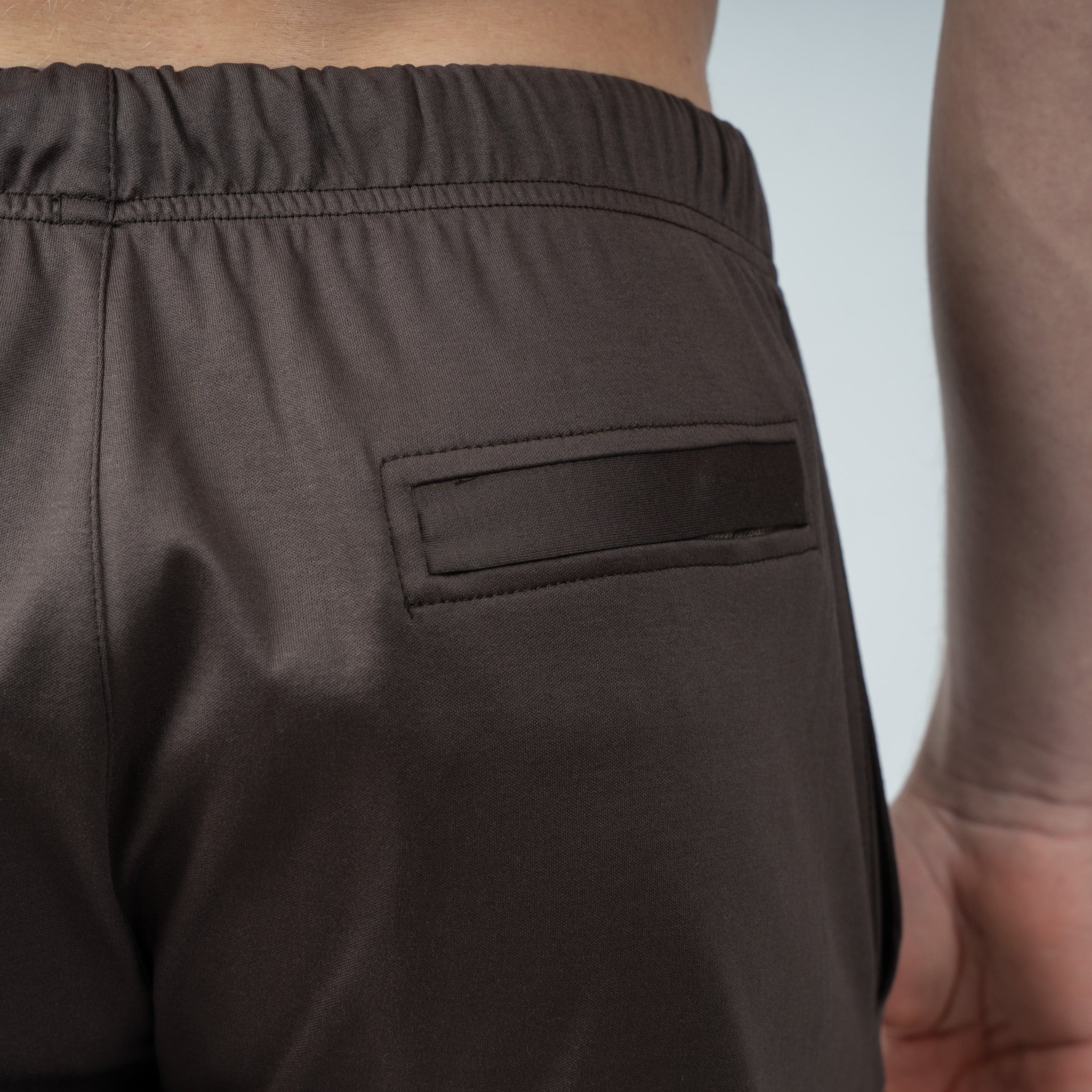 Valenza Korte Broek Donkerbruin | Interlock Supima