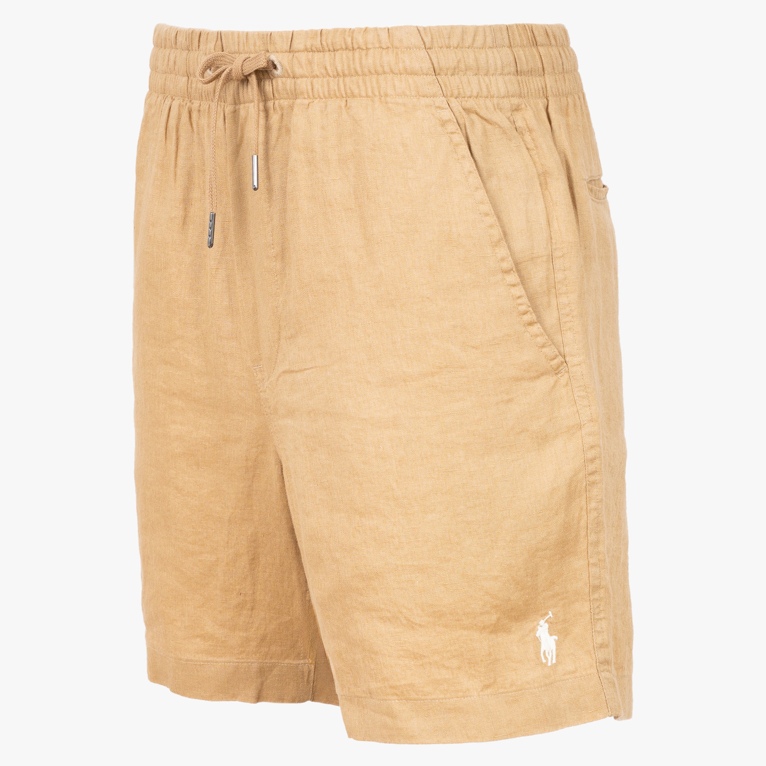 Ralph Lauren Linnen Korte Broek Beige | Prepster
